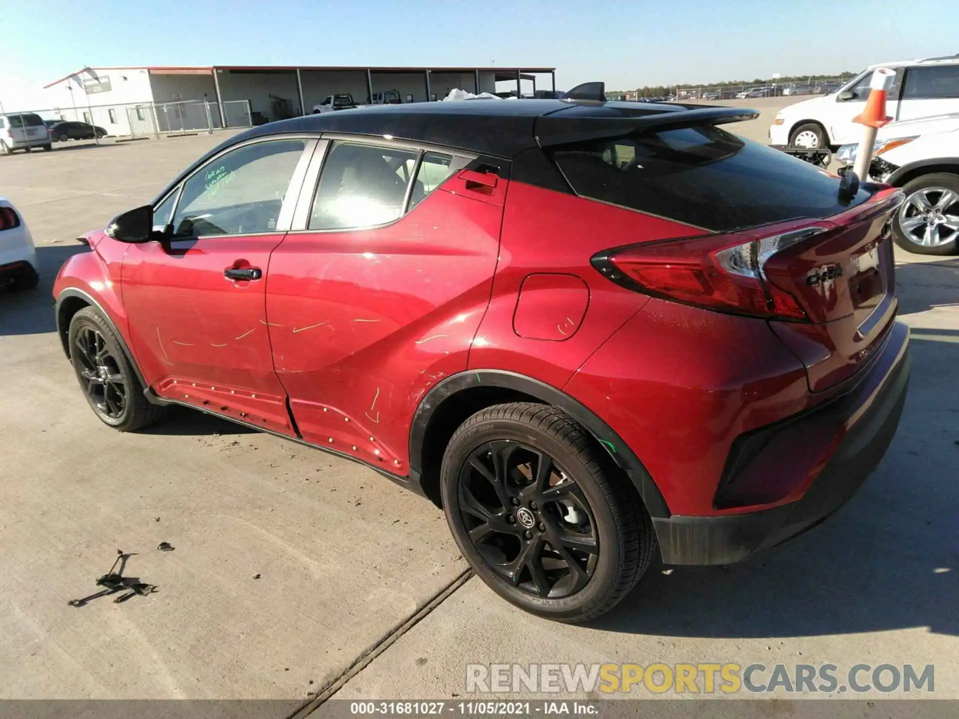 3 Photograph of a damaged car JTNKHMBX7M1103852 TOYOTA C-HR 2021