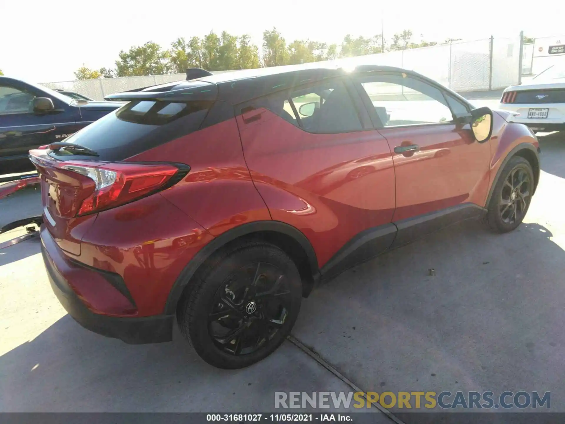 4 Photograph of a damaged car JTNKHMBX7M1103852 TOYOTA C-HR 2021