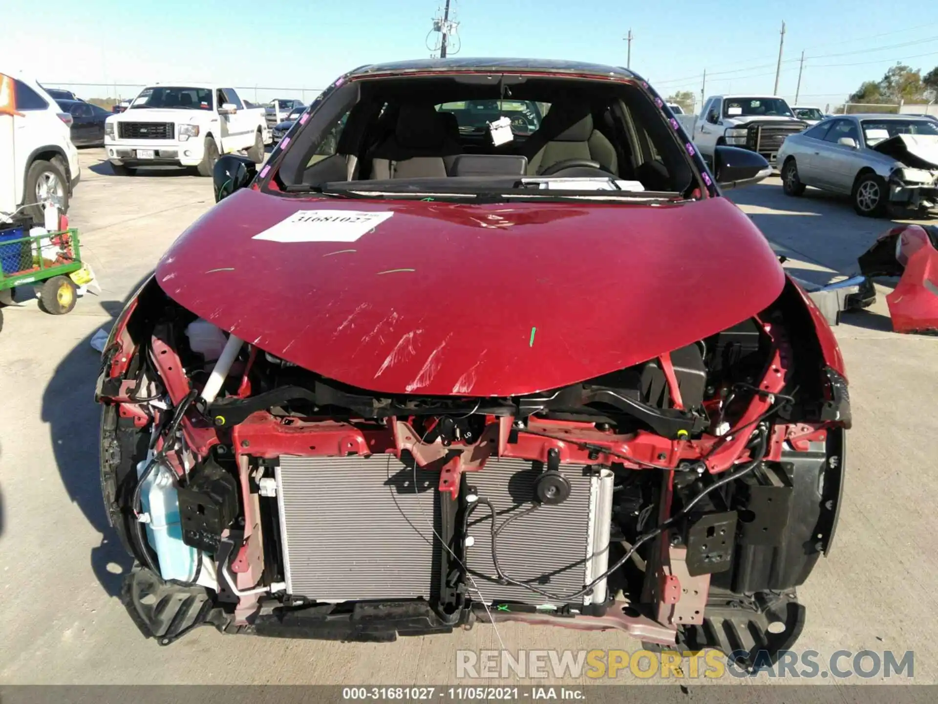 6 Photograph of a damaged car JTNKHMBX7M1103852 TOYOTA C-HR 2021