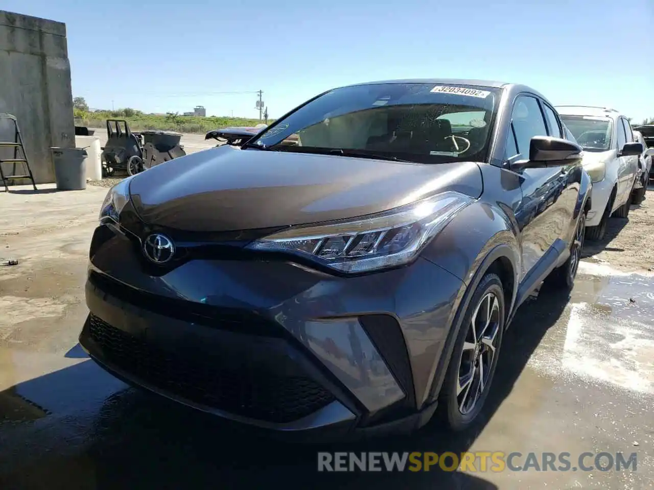 2 Photograph of a damaged car JTNKHMBX7M1104158 TOYOTA C-HR 2021