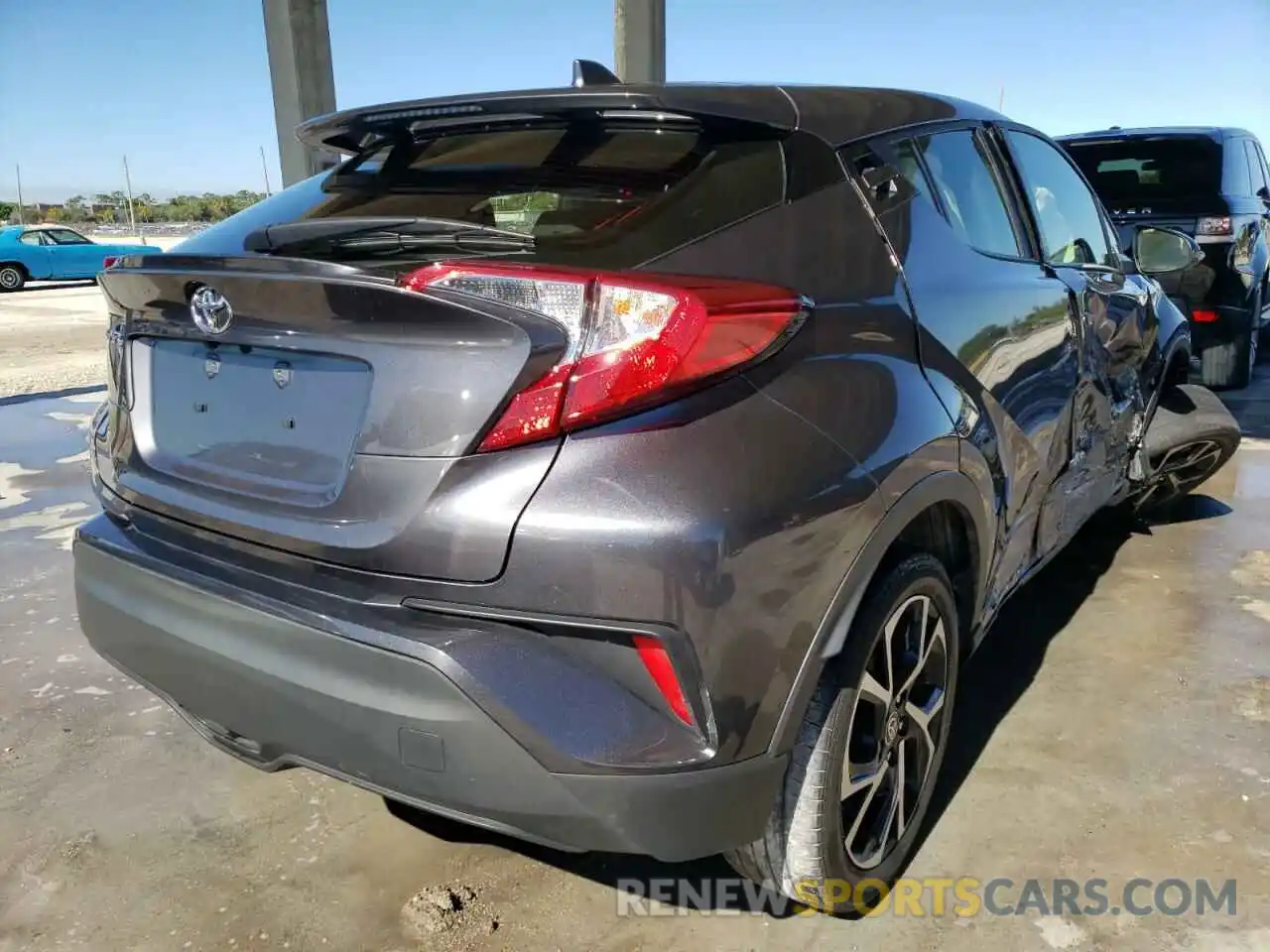 4 Photograph of a damaged car JTNKHMBX7M1104158 TOYOTA C-HR 2021