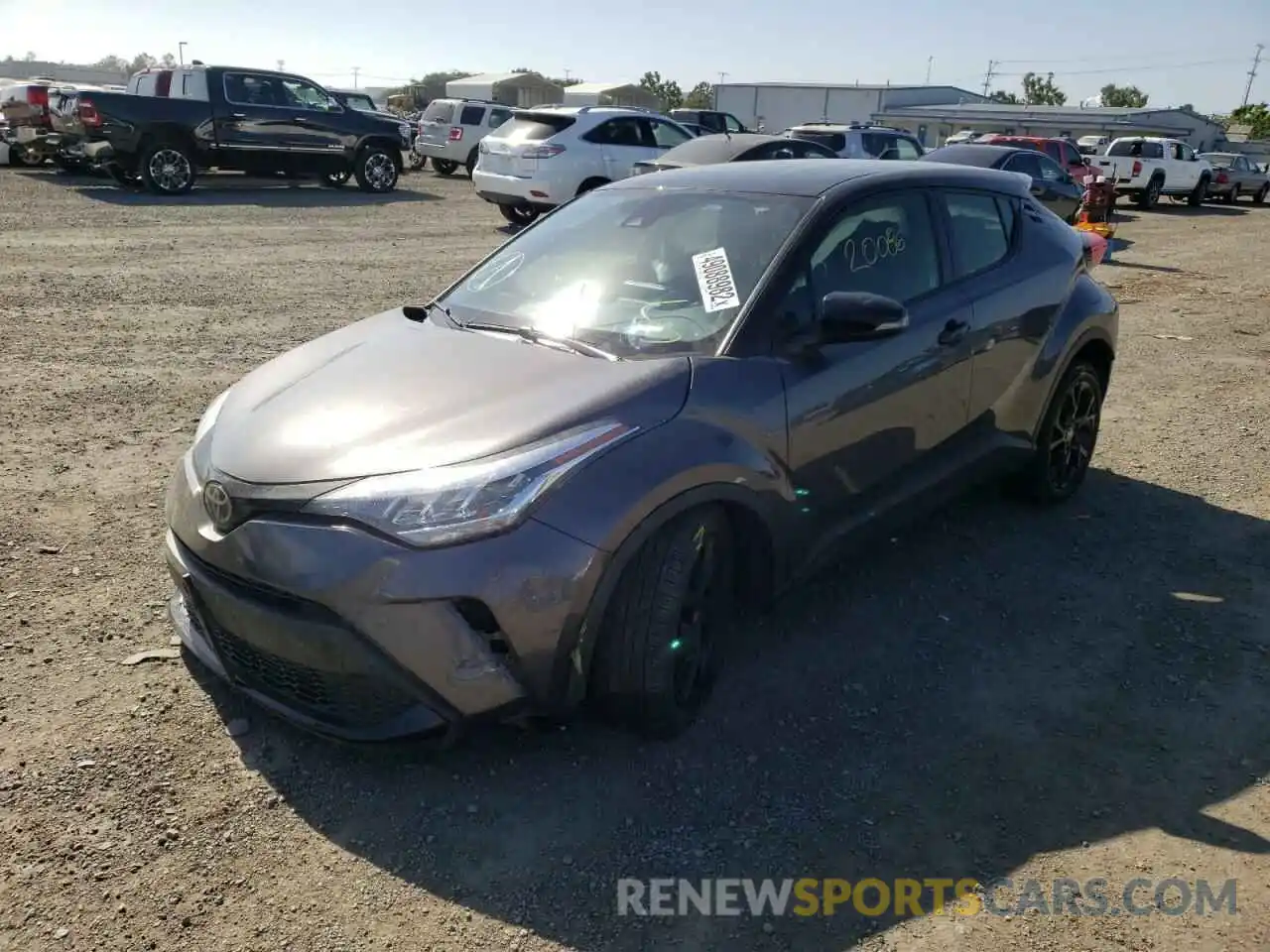 2 Photograph of a damaged car JTNKHMBX7M1105102 TOYOTA C-HR 2021