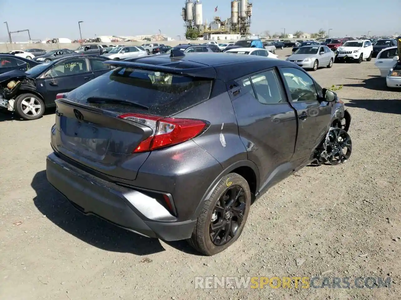 4 Photograph of a damaged car JTNKHMBX7M1105102 TOYOTA C-HR 2021