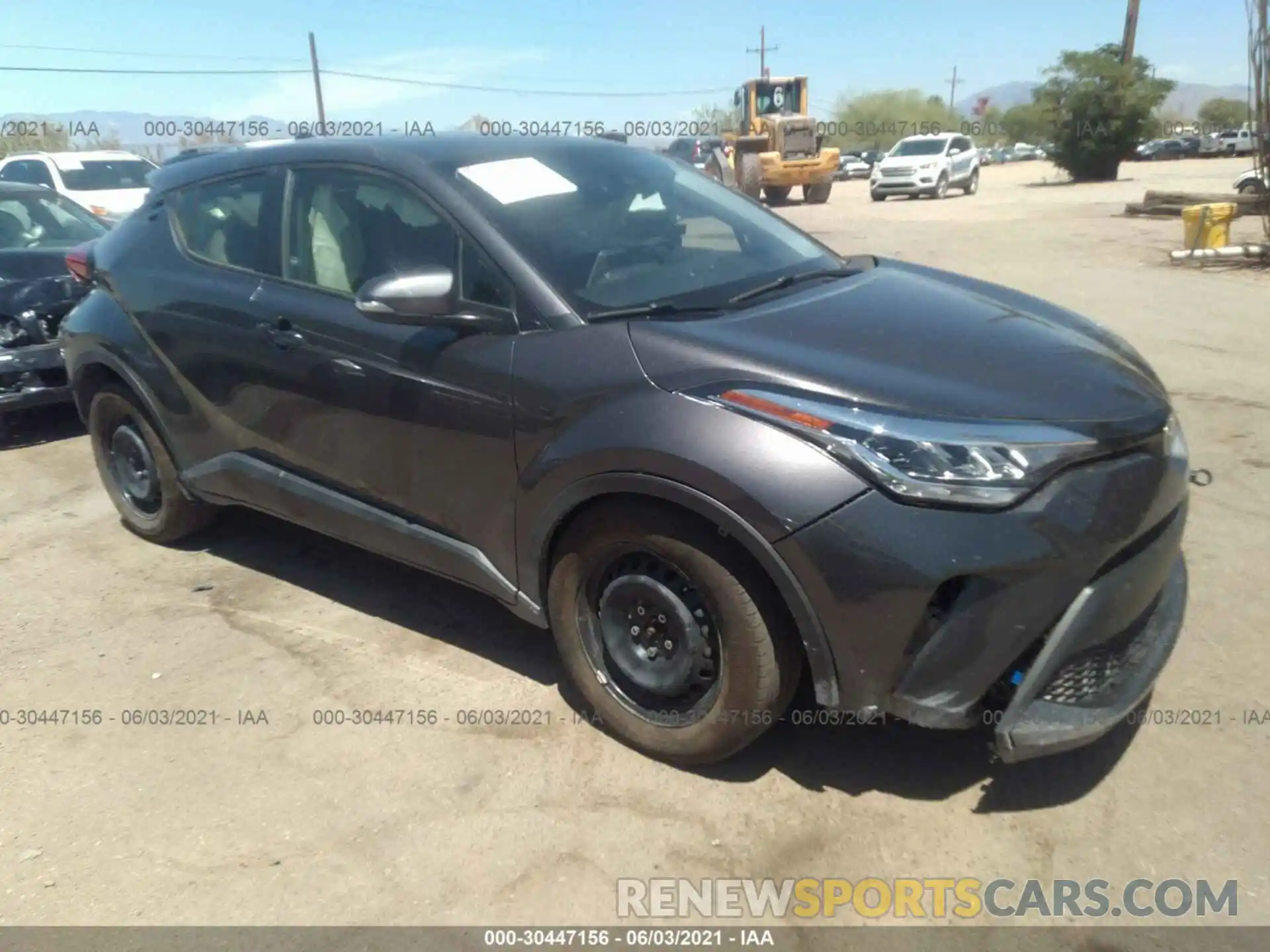 1 Photograph of a damaged car JTNKHMBX7M1106329 TOYOTA C-HR 2021