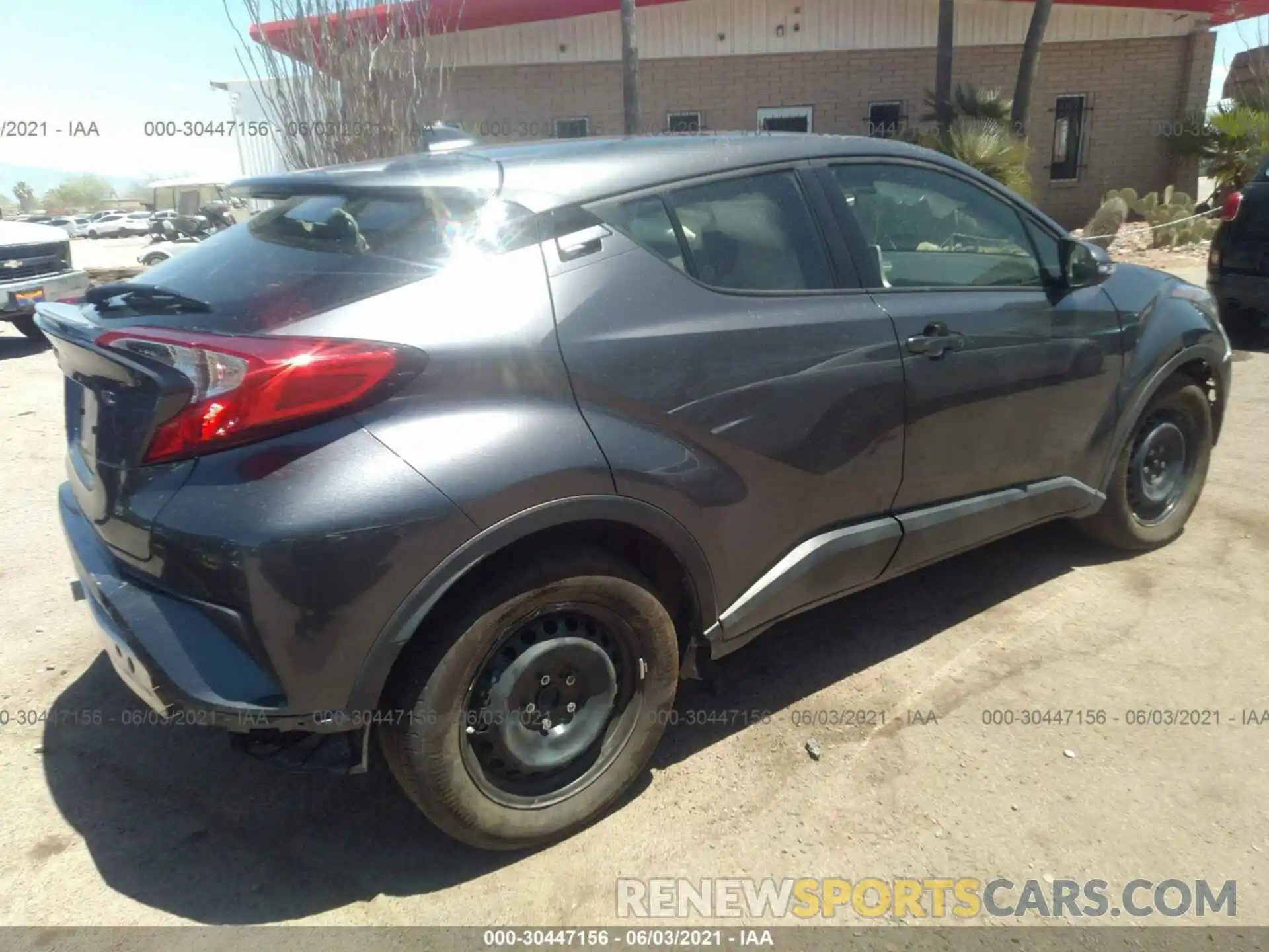 4 Photograph of a damaged car JTNKHMBX7M1106329 TOYOTA C-HR 2021