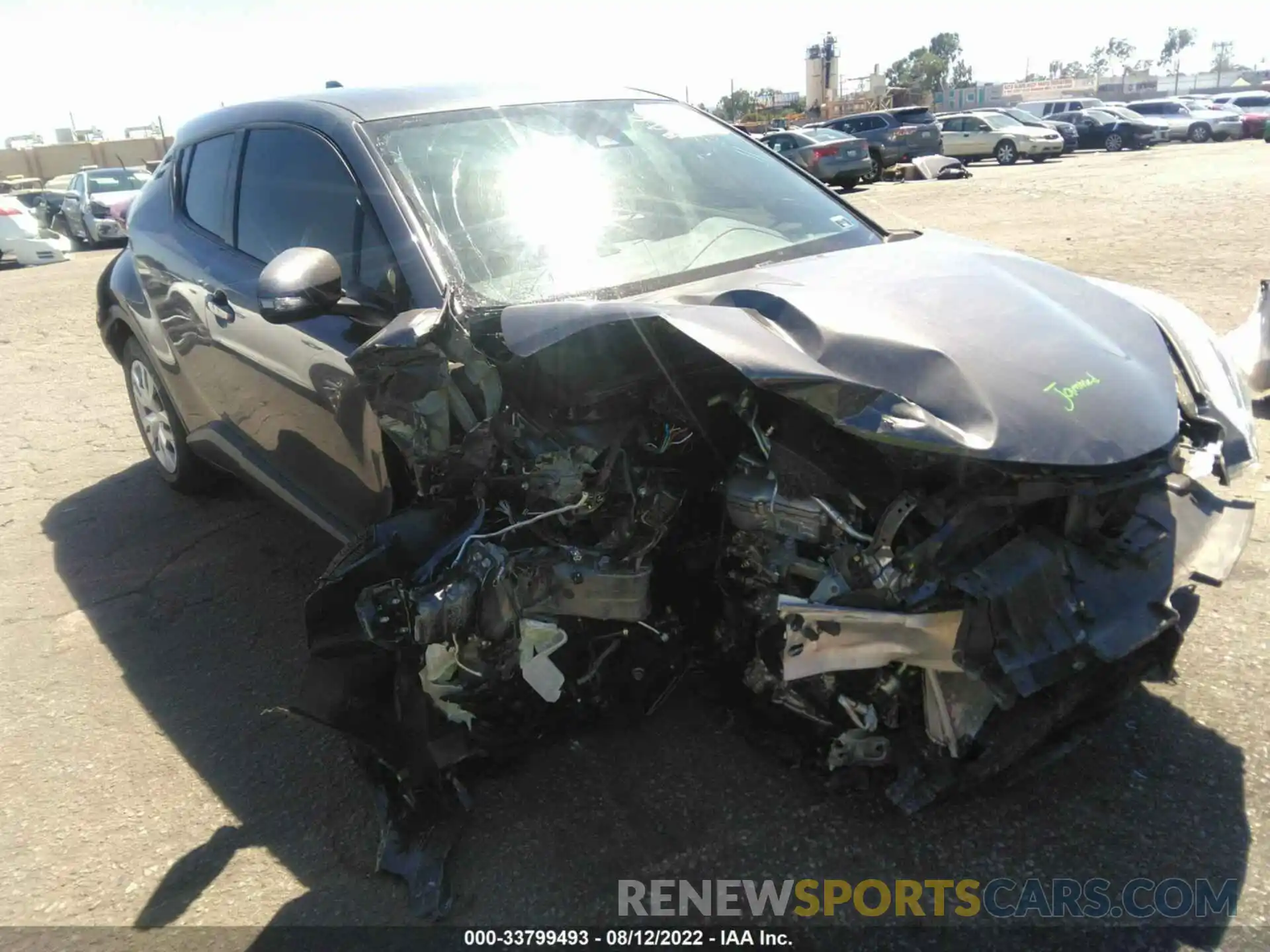 1 Photograph of a damaged car JTNKHMBX7M1107884 TOYOTA C-HR 2021