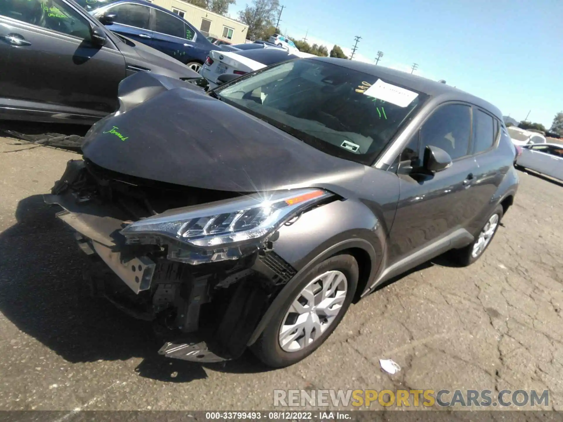 2 Photograph of a damaged car JTNKHMBX7M1107884 TOYOTA C-HR 2021