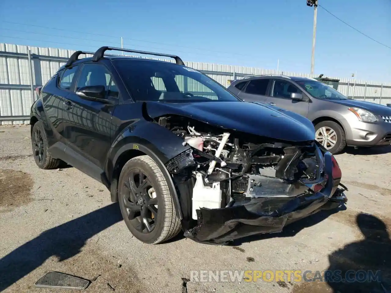 1 Photograph of a damaged car JTNKHMBX7M1110302 TOYOTA C-HR 2021