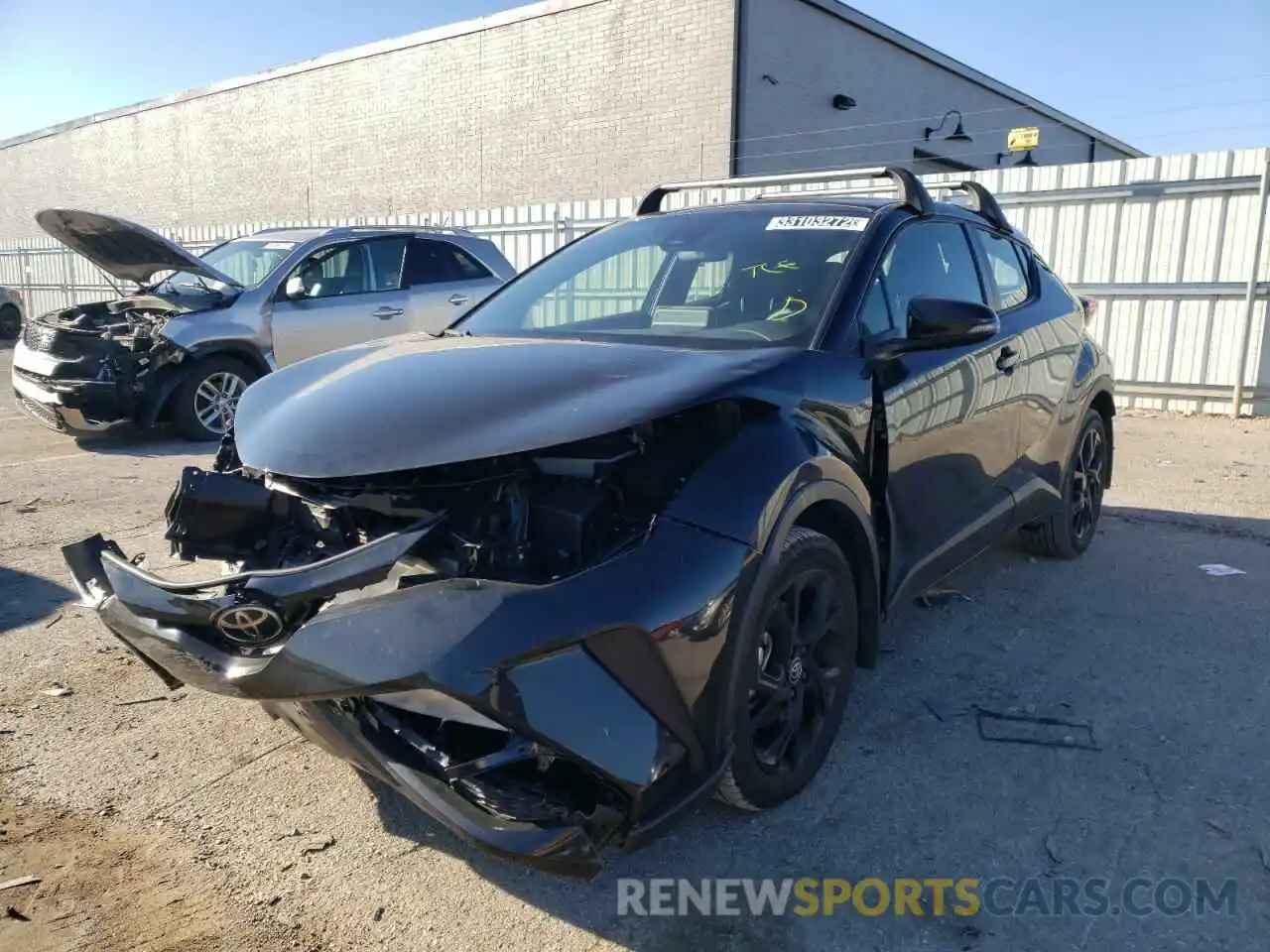 2 Photograph of a damaged car JTNKHMBX7M1110302 TOYOTA C-HR 2021