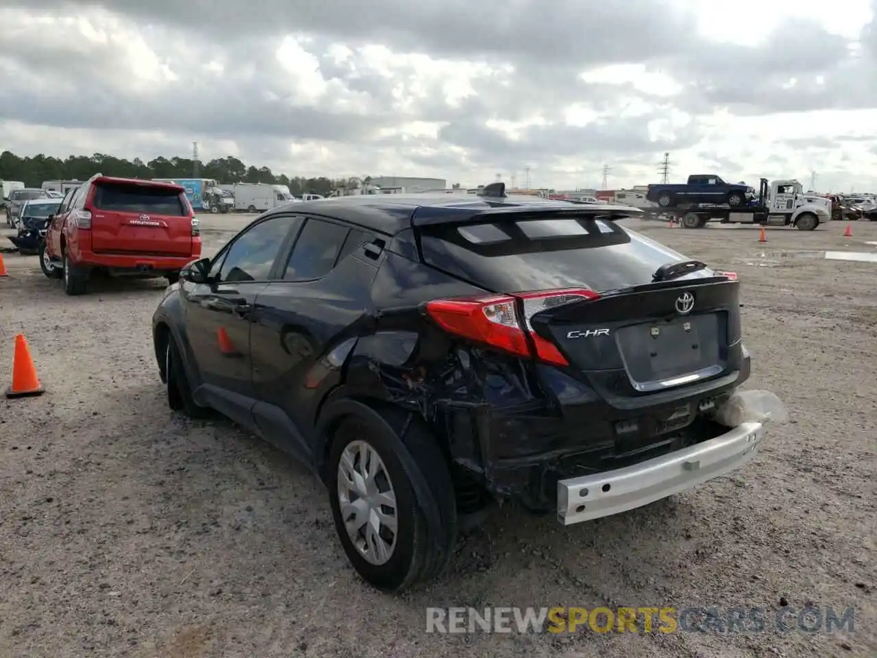 3 Photograph of a damaged car JTNKHMBX7M1110414 TOYOTA C-HR 2021