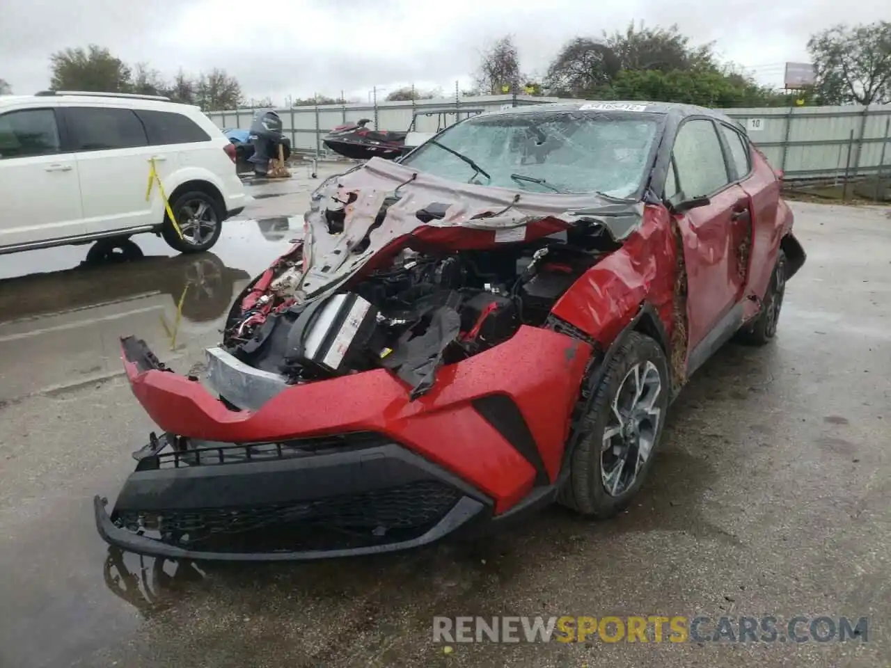 2 Photograph of a damaged car JTNKHMBX7M1110557 TOYOTA C-HR 2021