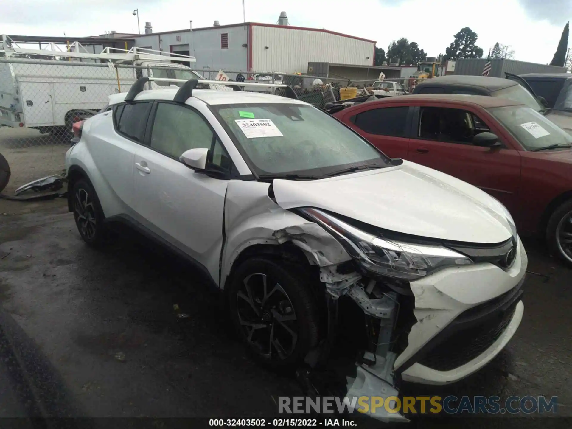 1 Photograph of a damaged car JTNKHMBX7M1110865 TOYOTA C-HR 2021