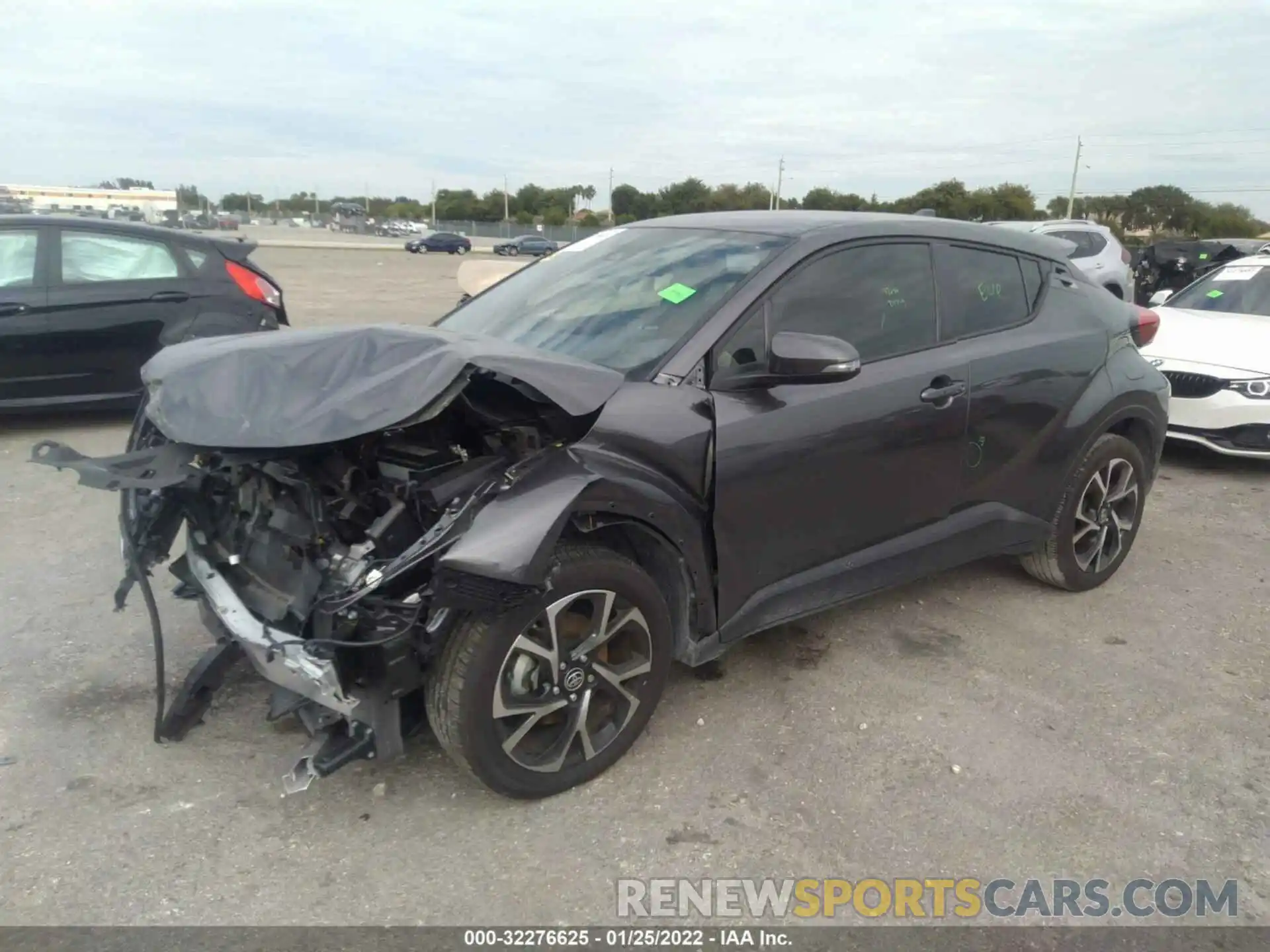 2 Photograph of a damaged car JTNKHMBX7M1113278 TOYOTA C-HR 2021