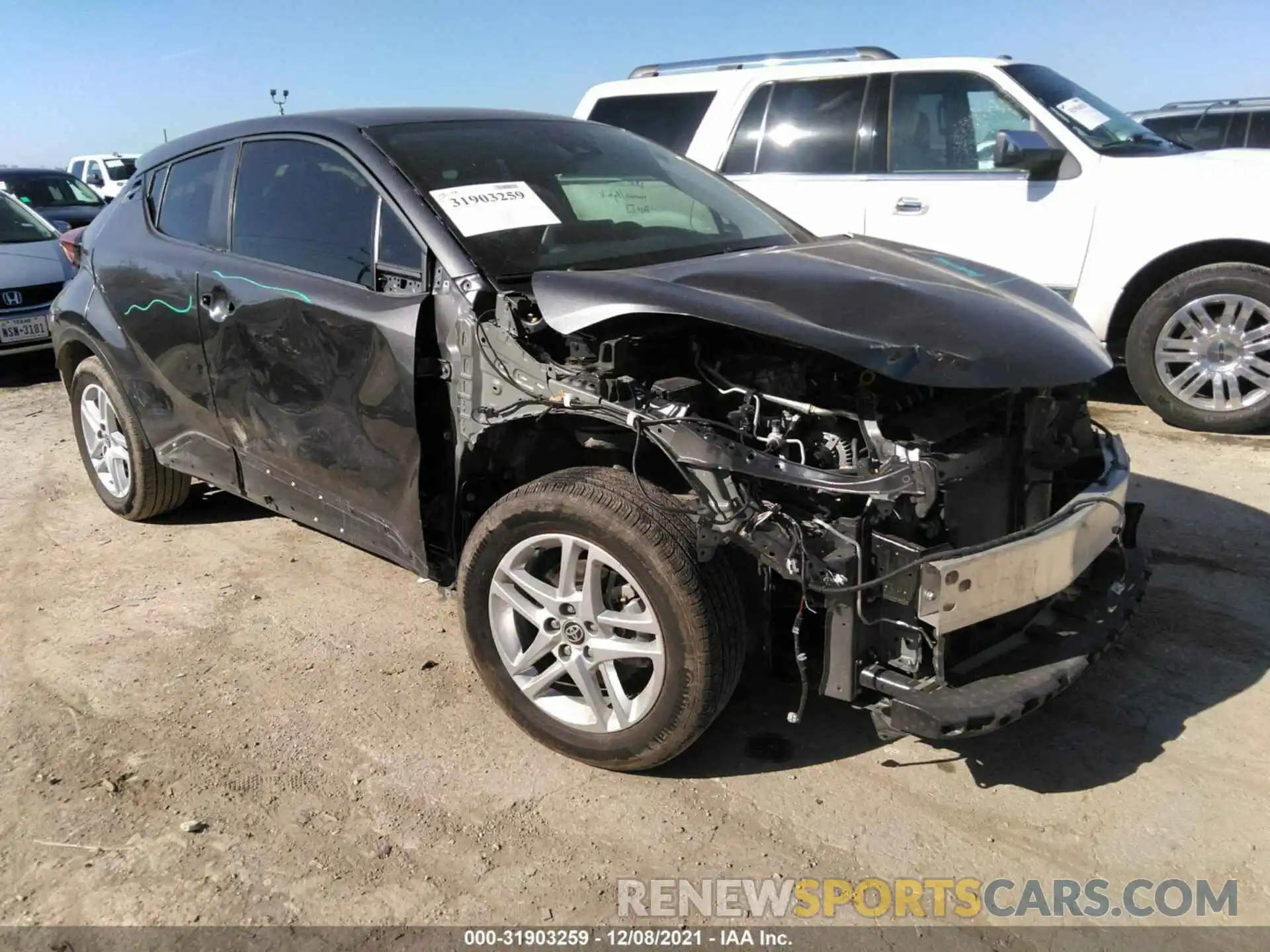 1 Photograph of a damaged car JTNKHMBX7M1114902 TOYOTA C-HR 2021