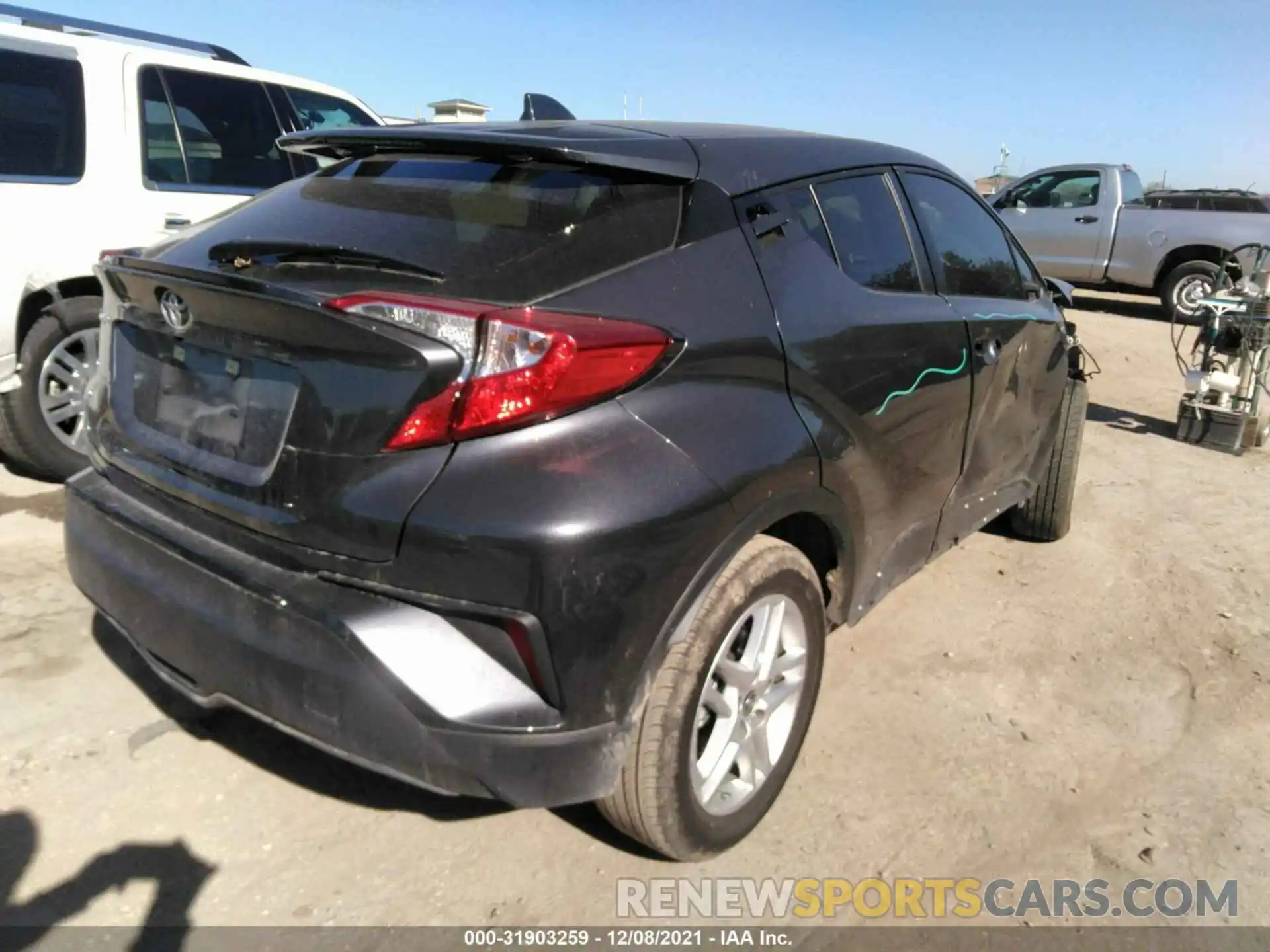 4 Photograph of a damaged car JTNKHMBX7M1114902 TOYOTA C-HR 2021