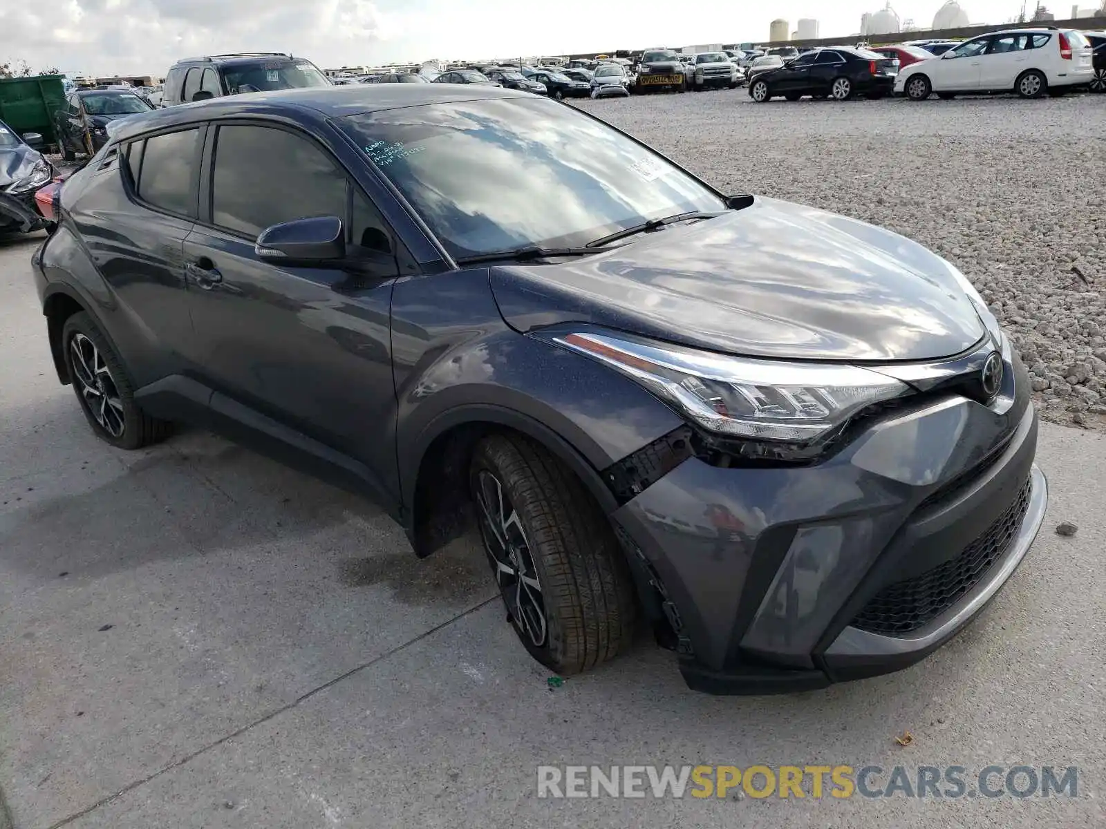 1 Photograph of a damaged car JTNKHMBX7M1115032 TOYOTA C-HR 2021