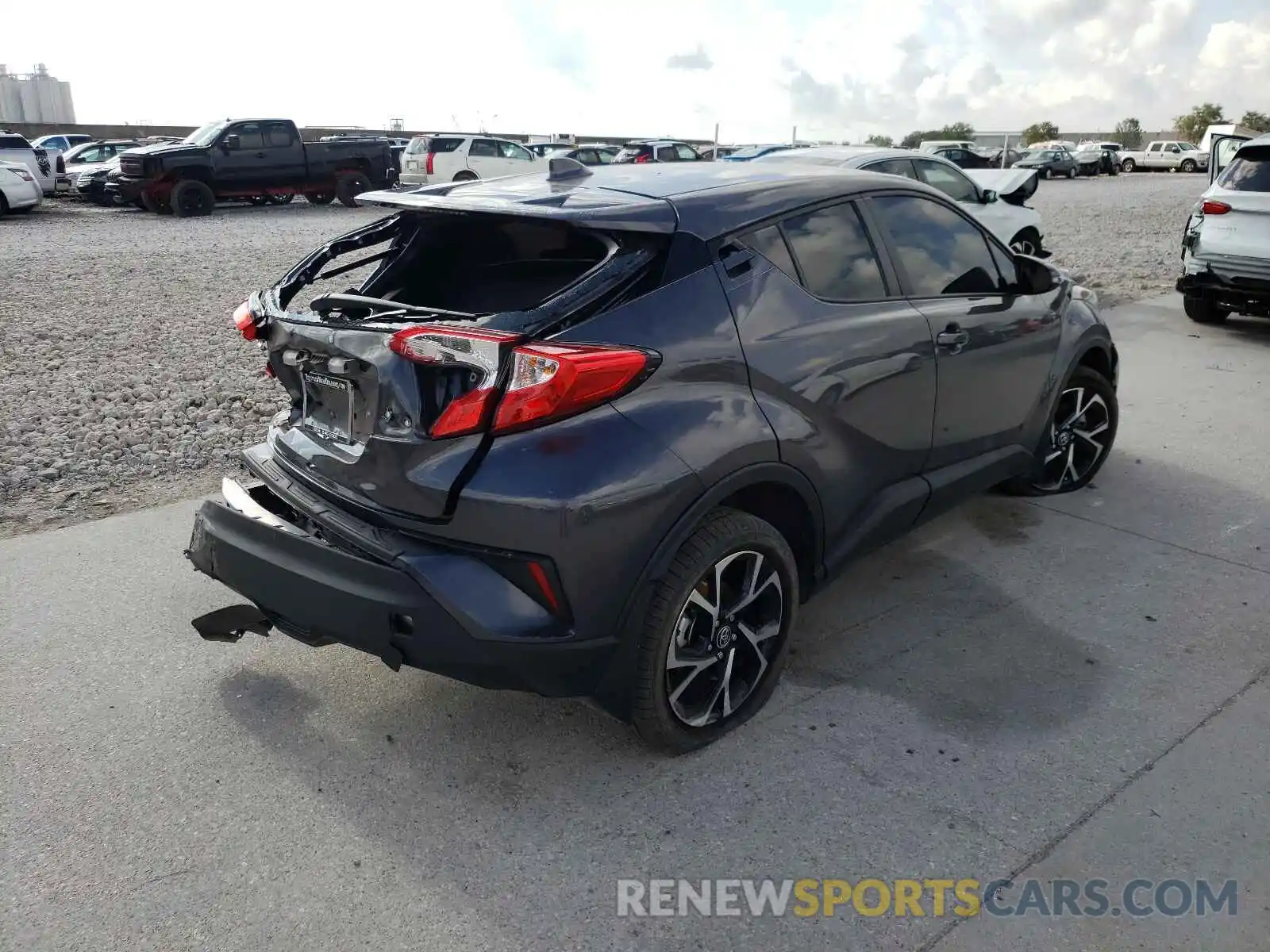 4 Photograph of a damaged car JTNKHMBX7M1115032 TOYOTA C-HR 2021