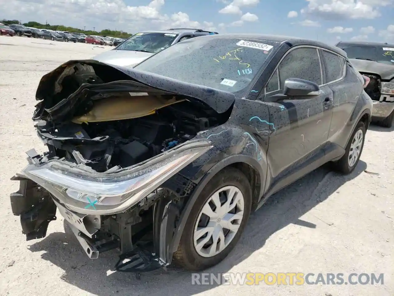 2 Photograph of a damaged car JTNKHMBX7M1115290 TOYOTA C-HR 2021