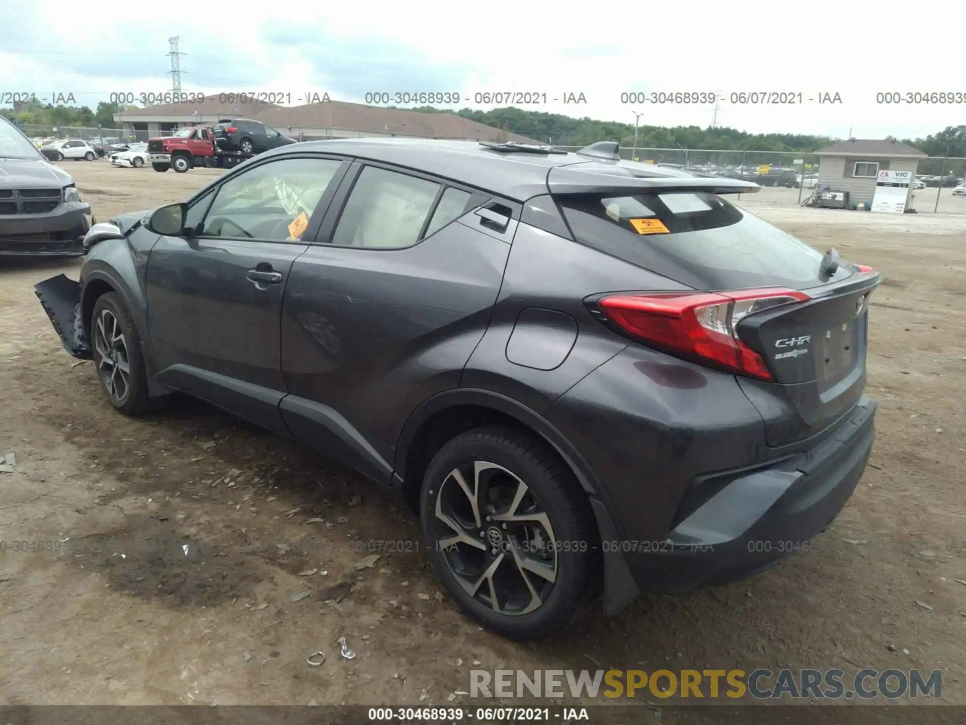 3 Photograph of a damaged car JTNKHMBX7M1115435 TOYOTA C-HR 2021