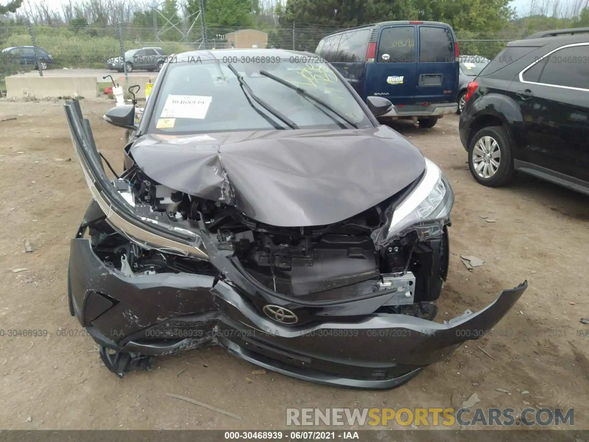 6 Photograph of a damaged car JTNKHMBX7M1115435 TOYOTA C-HR 2021