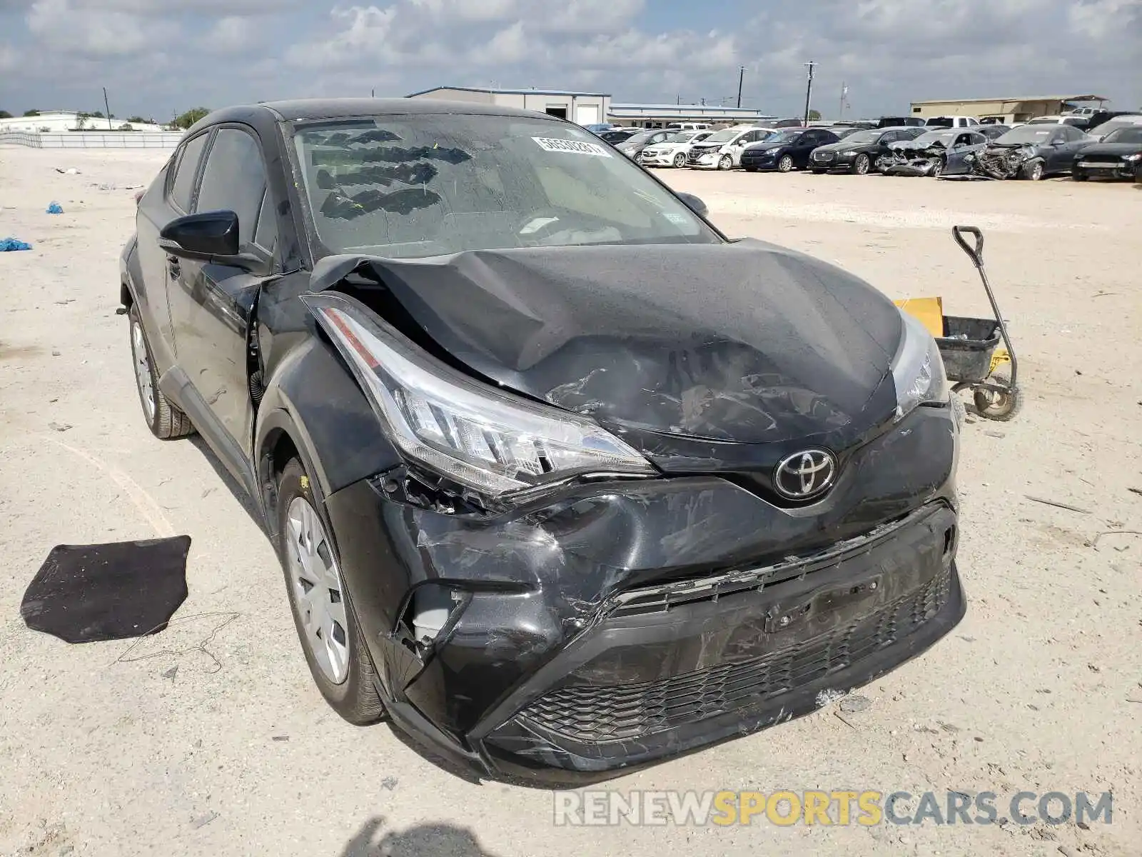 1 Photograph of a damaged car JTNKHMBX7M1115497 TOYOTA C-HR 2021