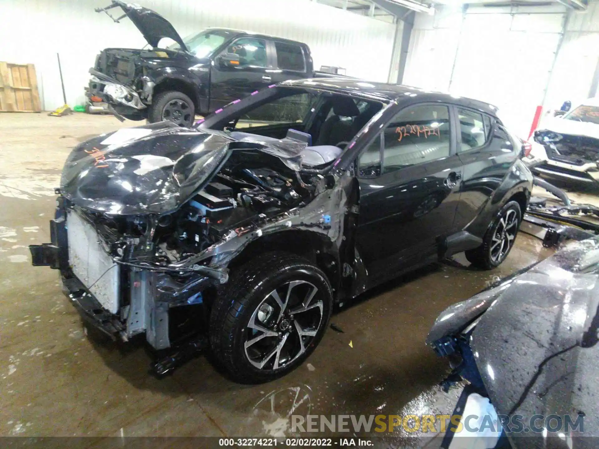 2 Photograph of a damaged car JTNKHMBX7M1116584 TOYOTA C-HR 2021