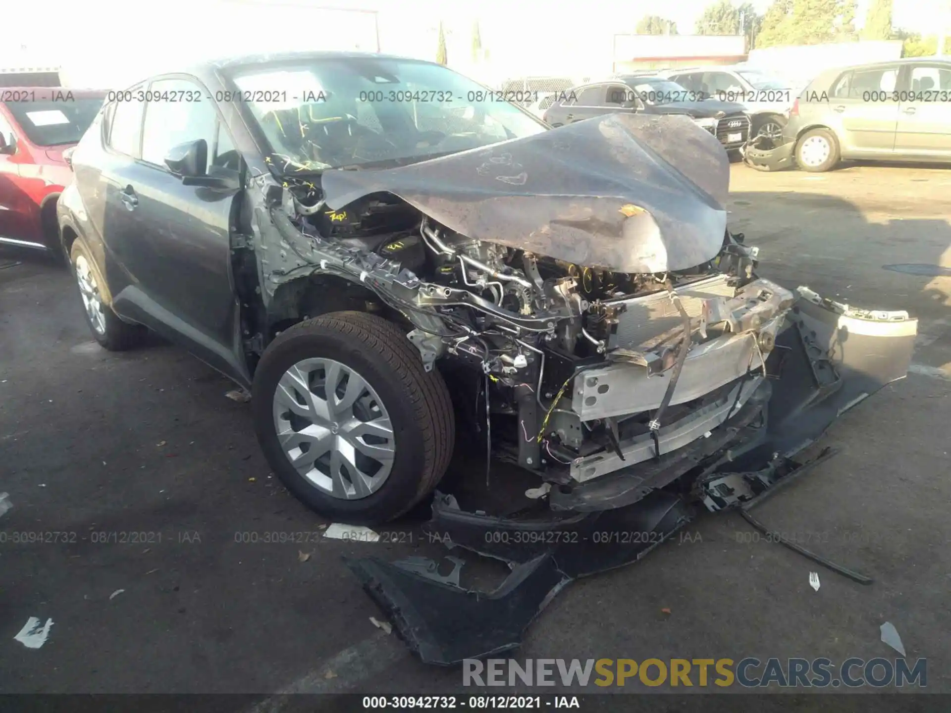 1 Photograph of a damaged car JTNKHMBX7M1116746 TOYOTA C-HR 2021