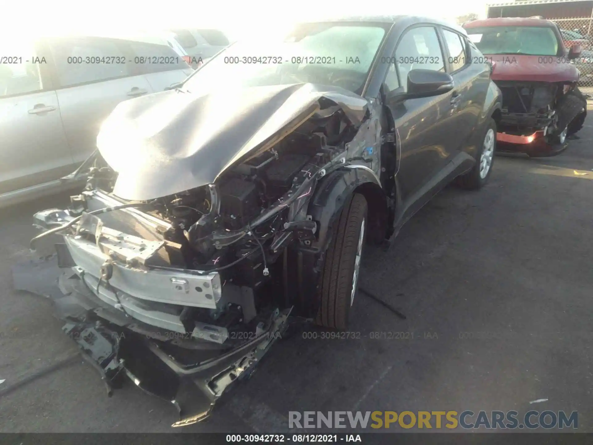 2 Photograph of a damaged car JTNKHMBX7M1116746 TOYOTA C-HR 2021