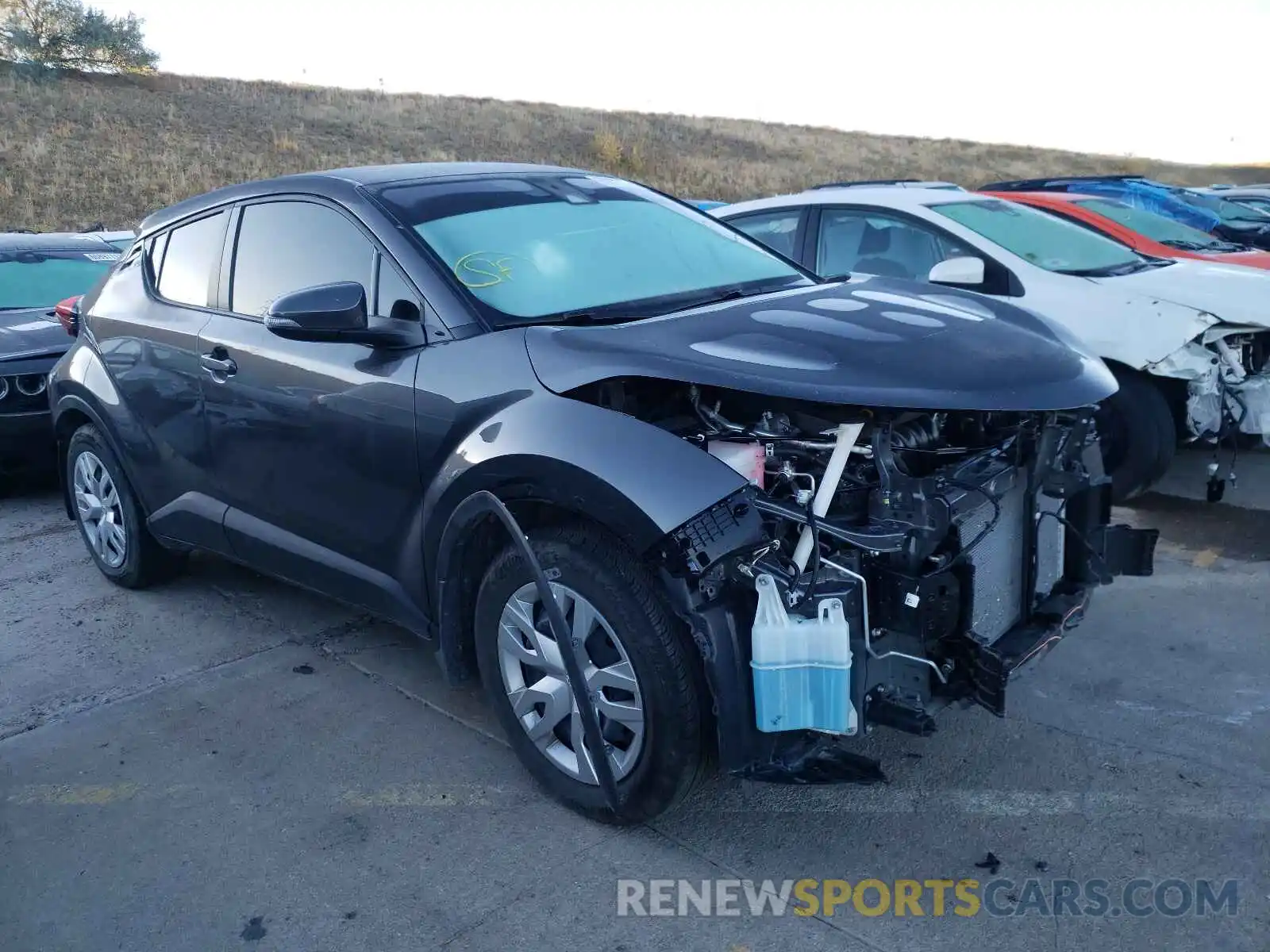 1 Photograph of a damaged car JTNKHMBX7M1119906 TOYOTA C-HR 2021