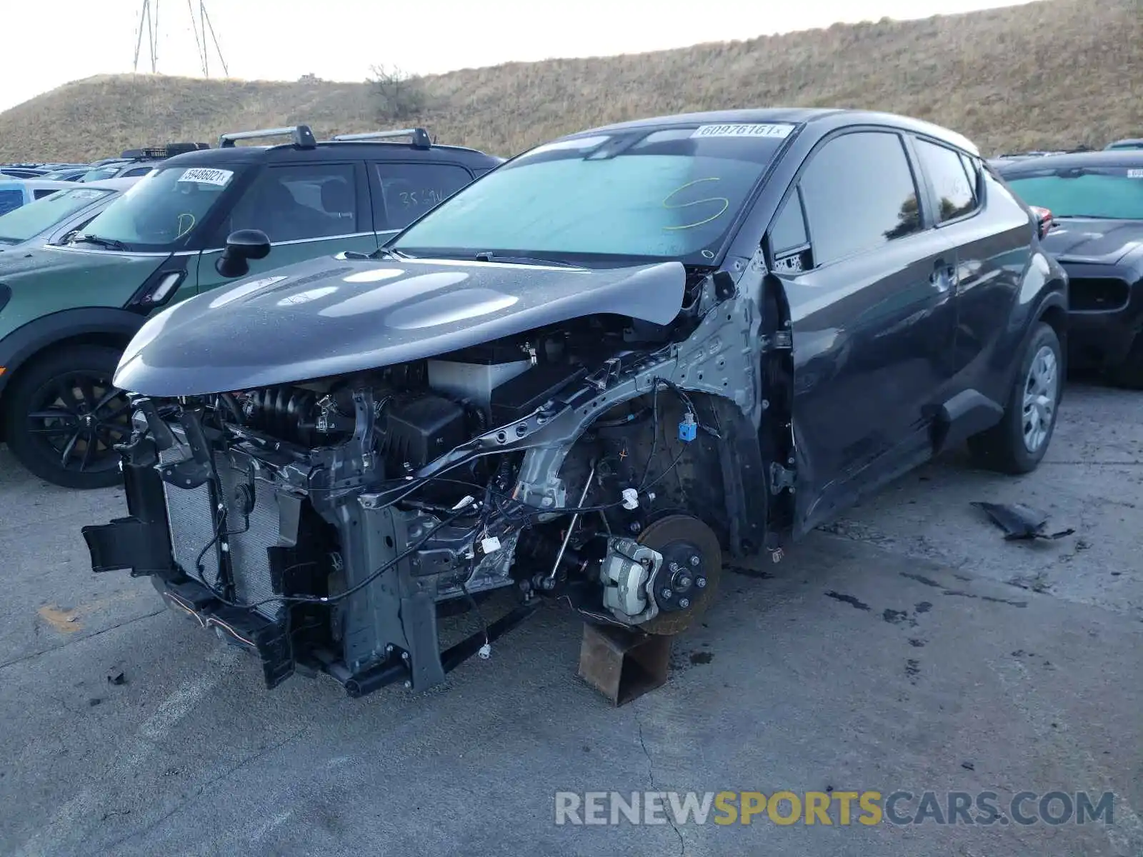 2 Photograph of a damaged car JTNKHMBX7M1119906 TOYOTA C-HR 2021