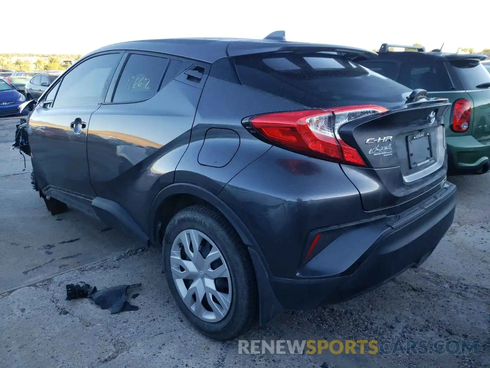 3 Photograph of a damaged car JTNKHMBX7M1119906 TOYOTA C-HR 2021