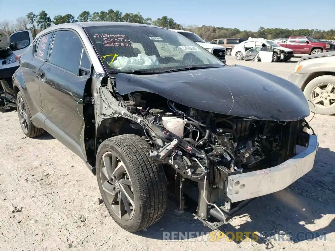 1 Photograph of a damaged car JTNKHMBX7M1125429 TOYOTA C-HR 2021