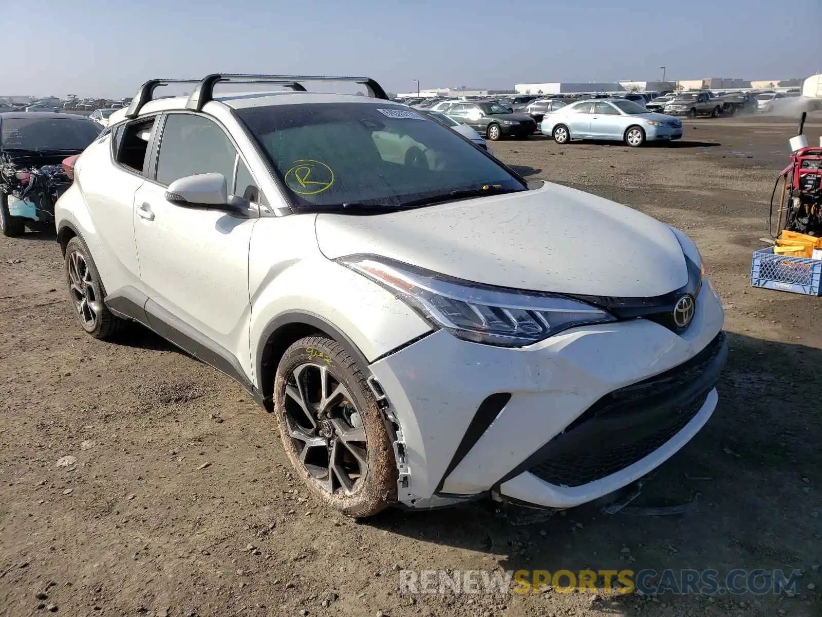 1 Photograph of a damaged car JTNKHMBX7M1126841 TOYOTA C-HR 2021