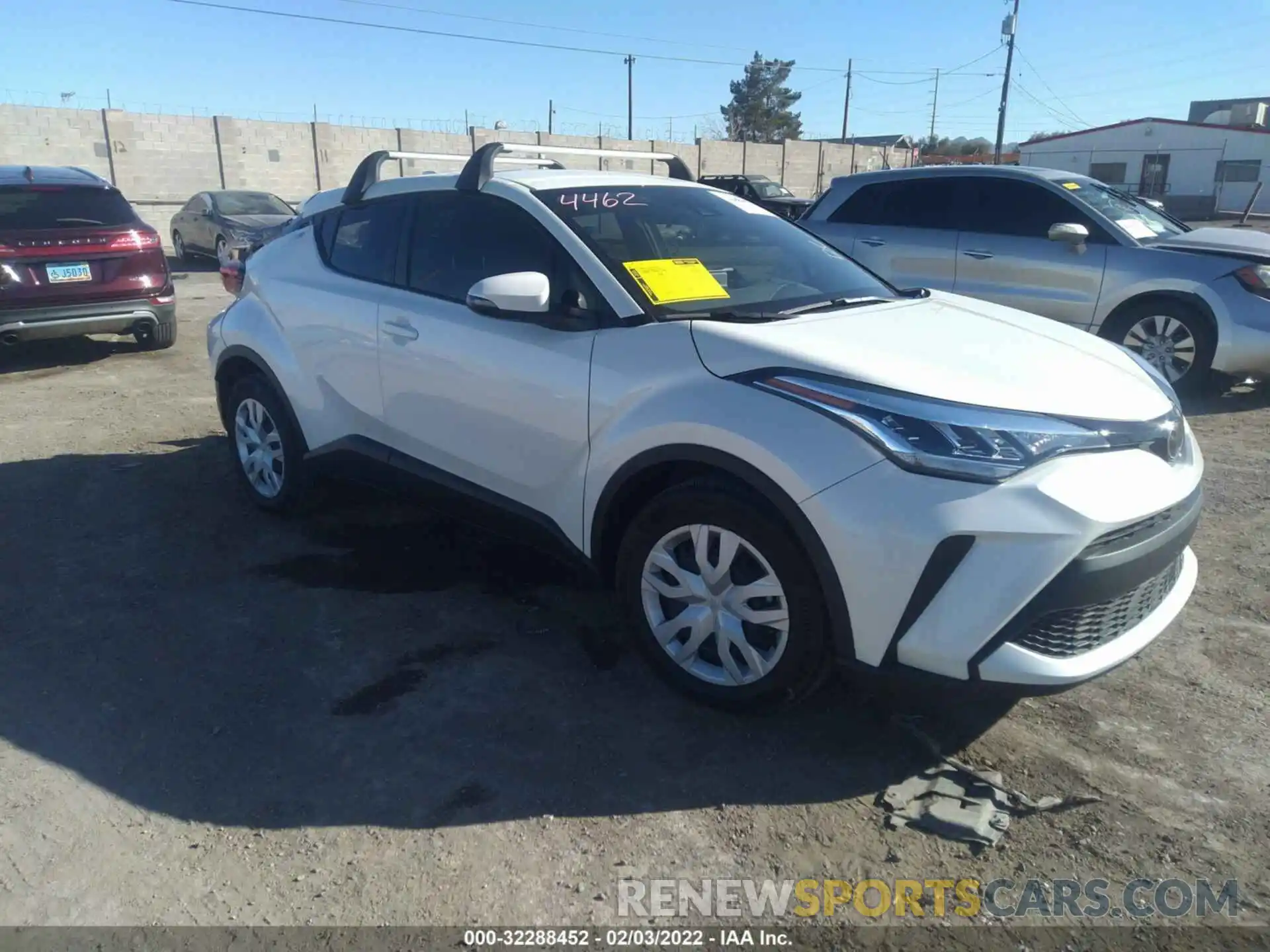 1 Photograph of a damaged car JTNKHMBX8M1100197 TOYOTA C-HR 2021