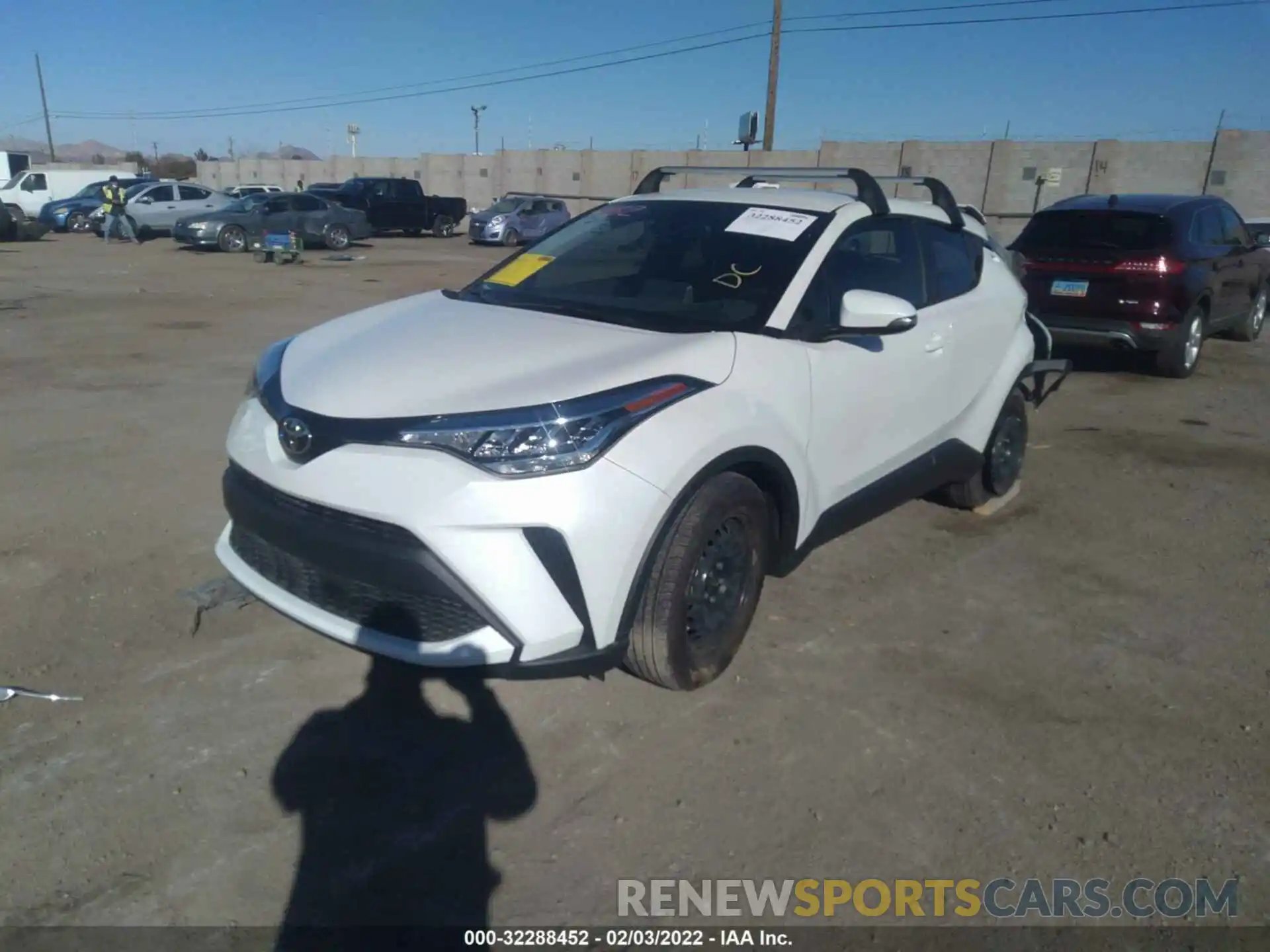 2 Photograph of a damaged car JTNKHMBX8M1100197 TOYOTA C-HR 2021