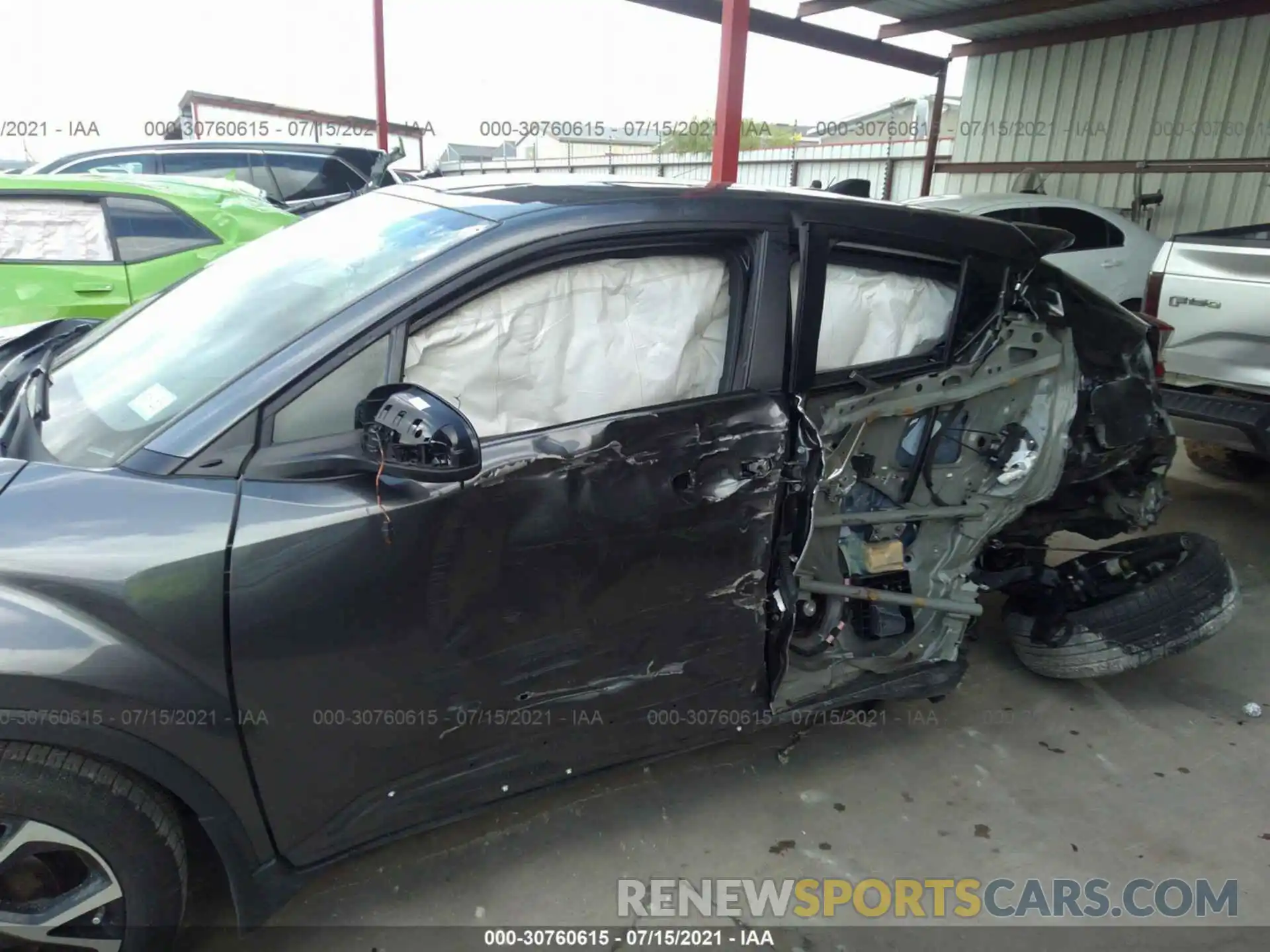 6 Photograph of a damaged car JTNKHMBX8M1101382 TOYOTA C-HR 2021