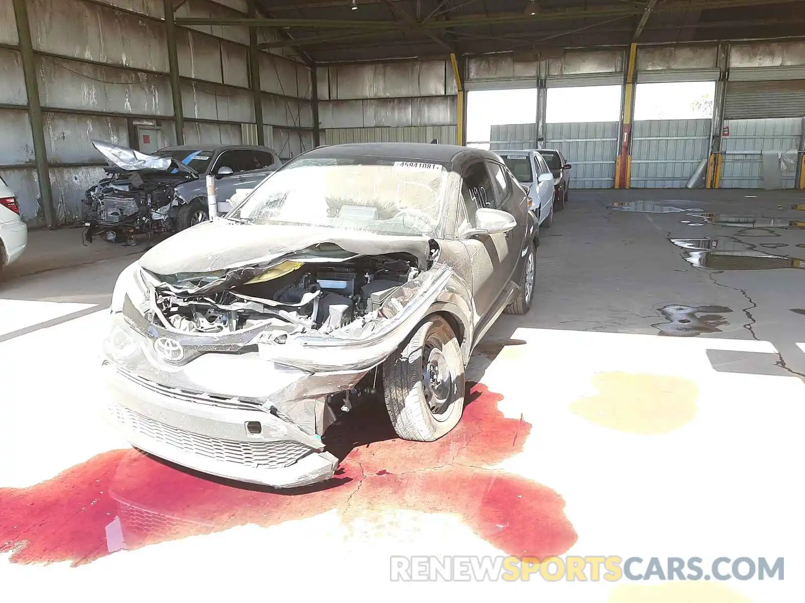 2 Photograph of a damaged car JTNKHMBX8M1102399 TOYOTA C-HR 2021