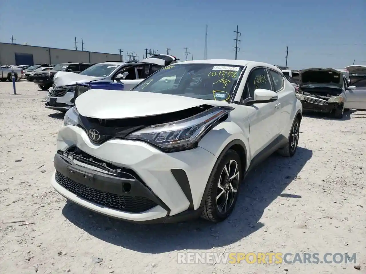 2 Photograph of a damaged car JTNKHMBX8M1104332 TOYOTA C-HR 2021