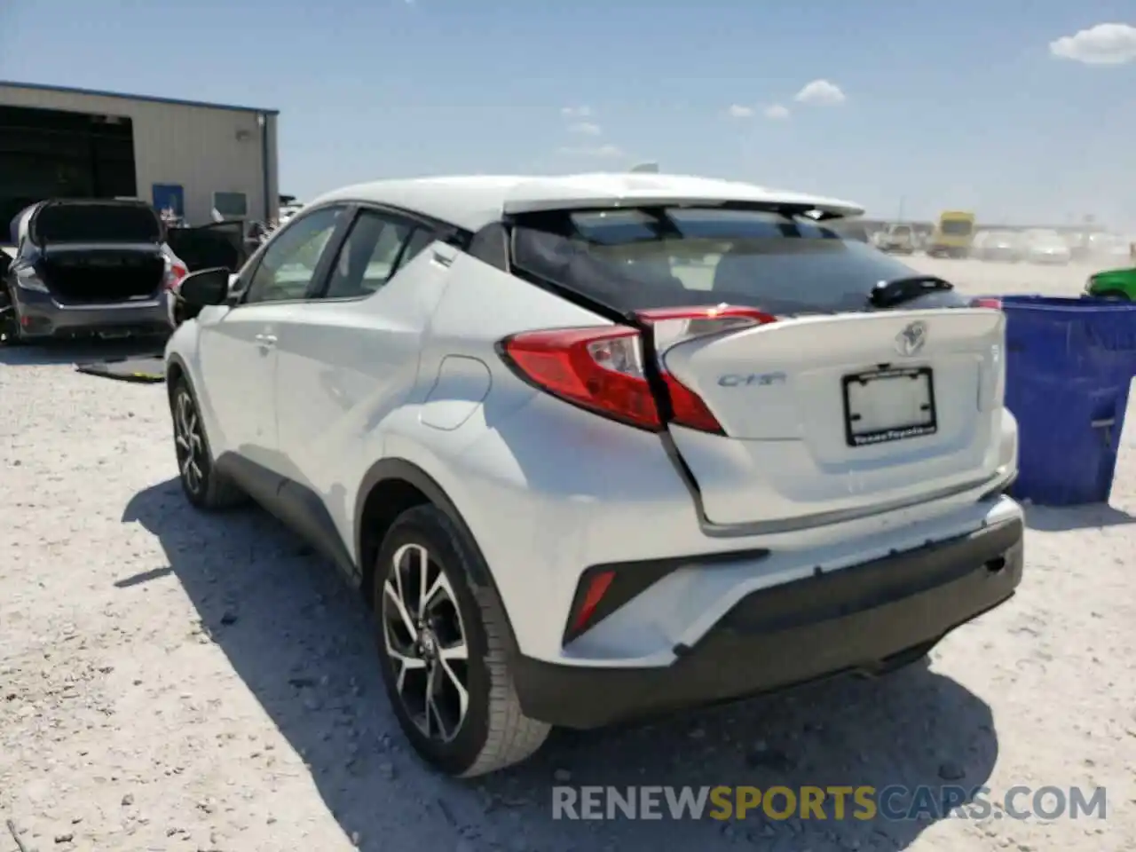 3 Photograph of a damaged car JTNKHMBX8M1104332 TOYOTA C-HR 2021