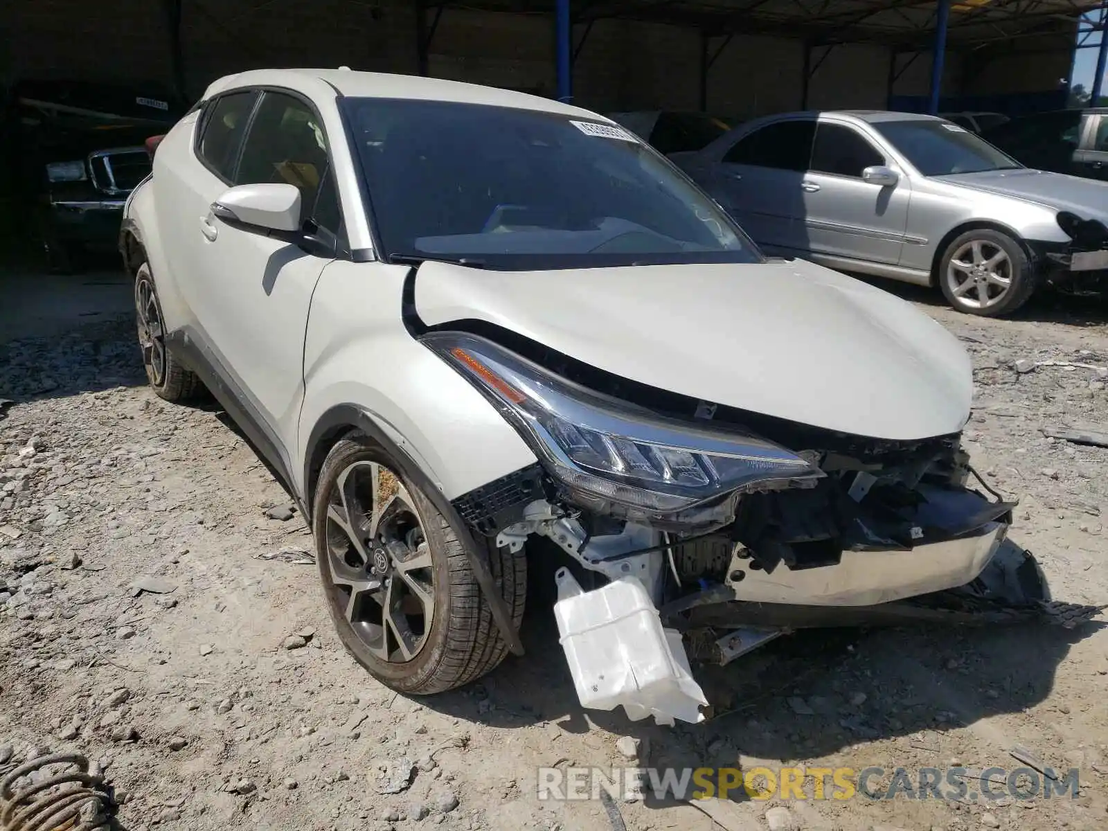 1 Photograph of a damaged car JTNKHMBX8M1105481 TOYOTA C-HR 2021