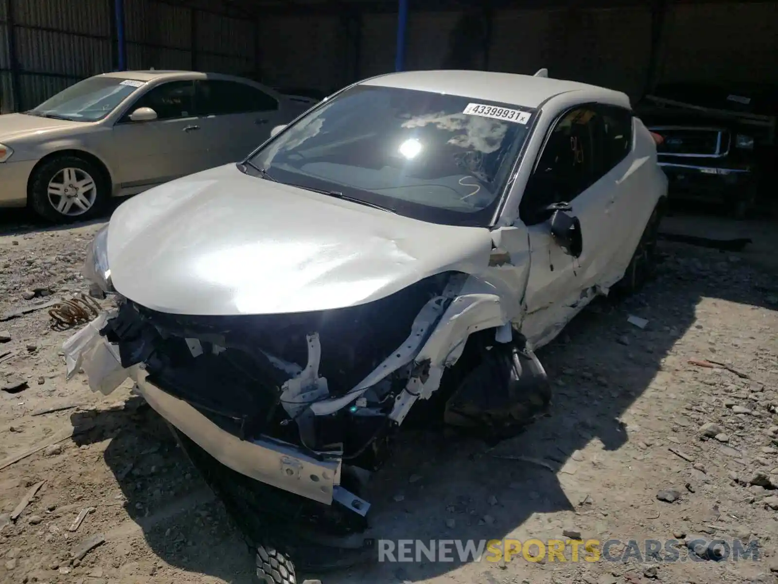 2 Photograph of a damaged car JTNKHMBX8M1105481 TOYOTA C-HR 2021