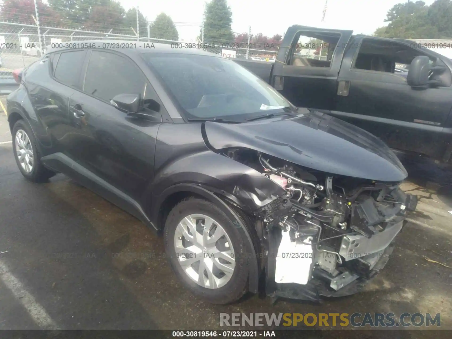 1 Photograph of a damaged car JTNKHMBX8M1107165 TOYOTA C-HR 2021