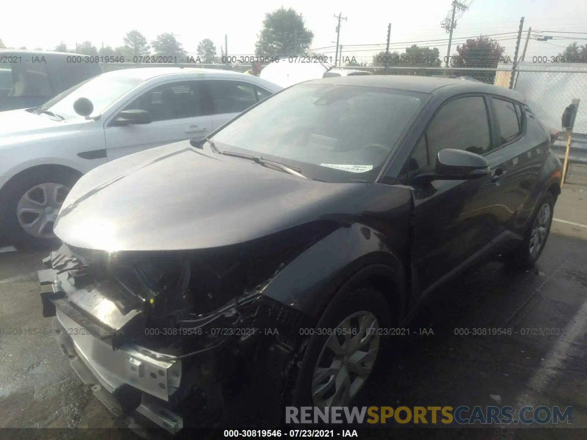 2 Photograph of a damaged car JTNKHMBX8M1107165 TOYOTA C-HR 2021