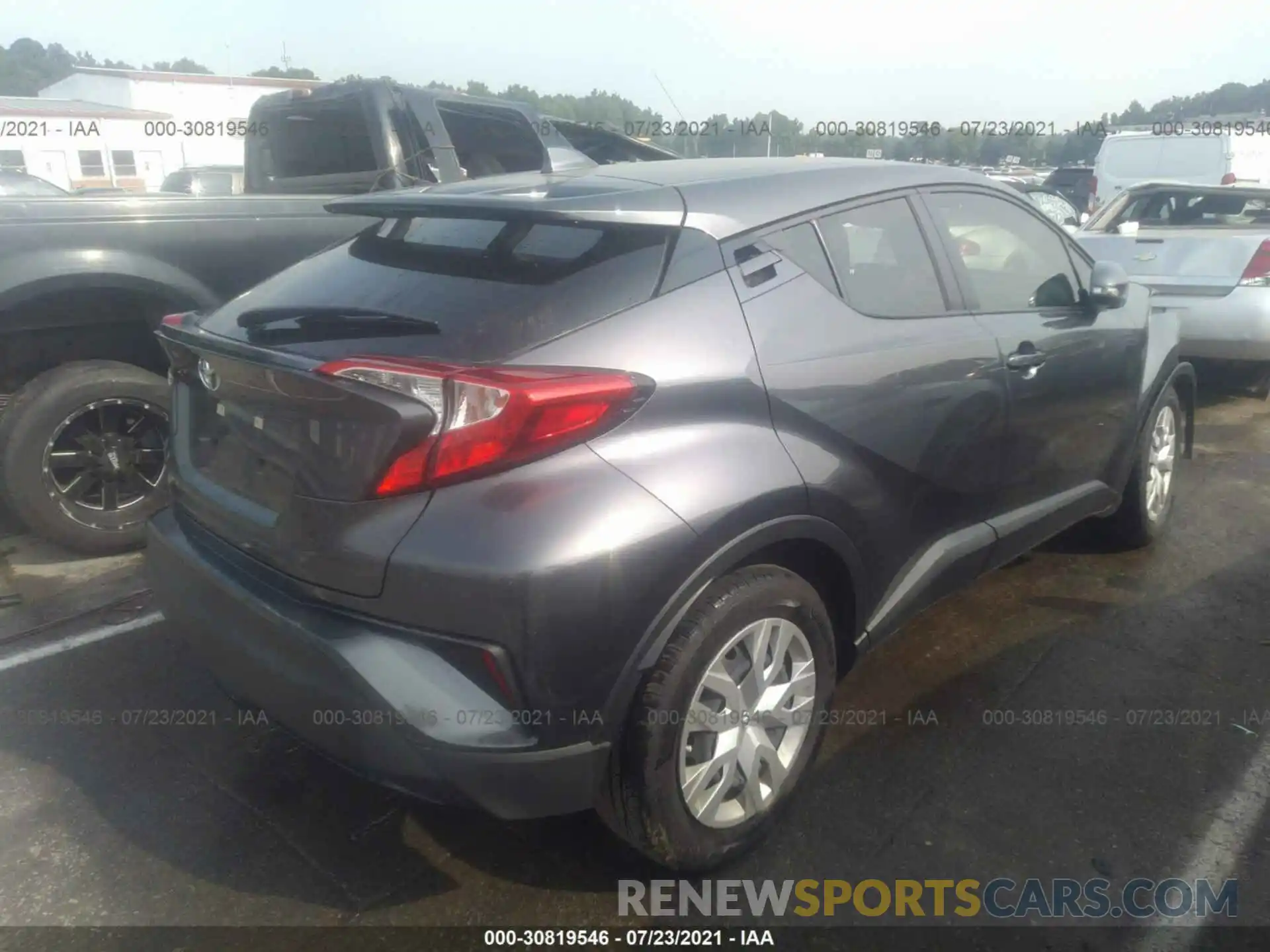 4 Photograph of a damaged car JTNKHMBX8M1107165 TOYOTA C-HR 2021