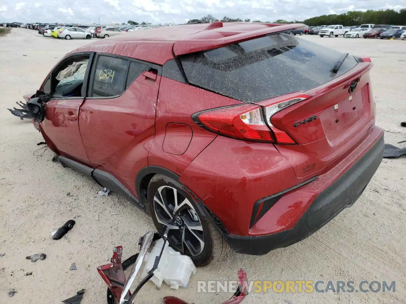 3 Photograph of a damaged car JTNKHMBX8M1107893 TOYOTA C-HR 2021