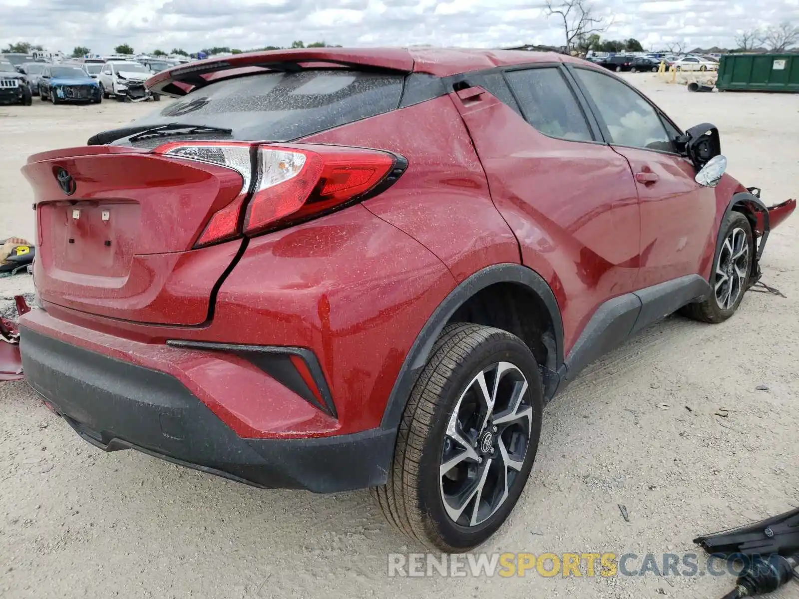 4 Photograph of a damaged car JTNKHMBX8M1107893 TOYOTA C-HR 2021