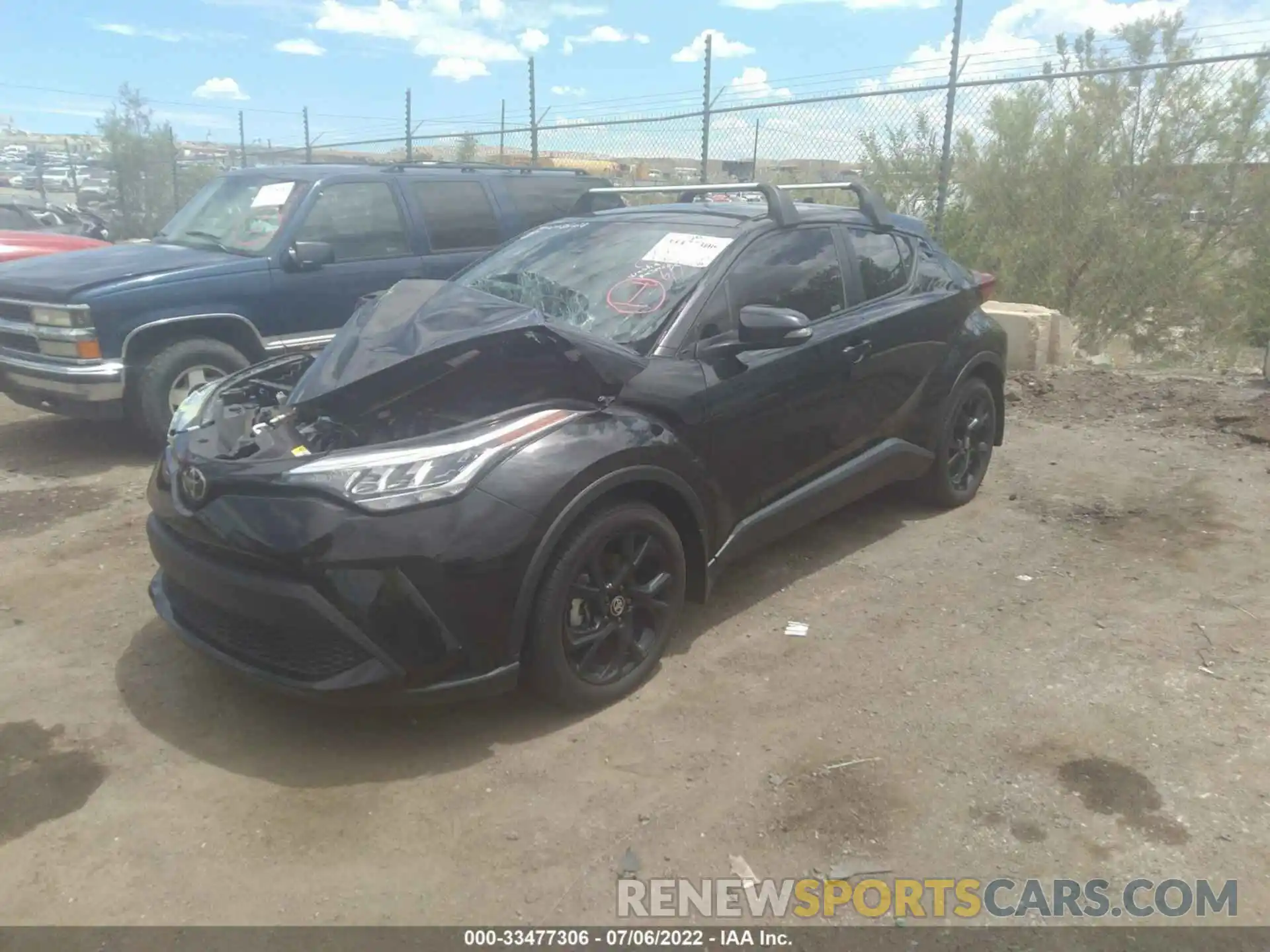 2 Photograph of a damaged car JTNKHMBX8M1108963 TOYOTA C-HR 2021