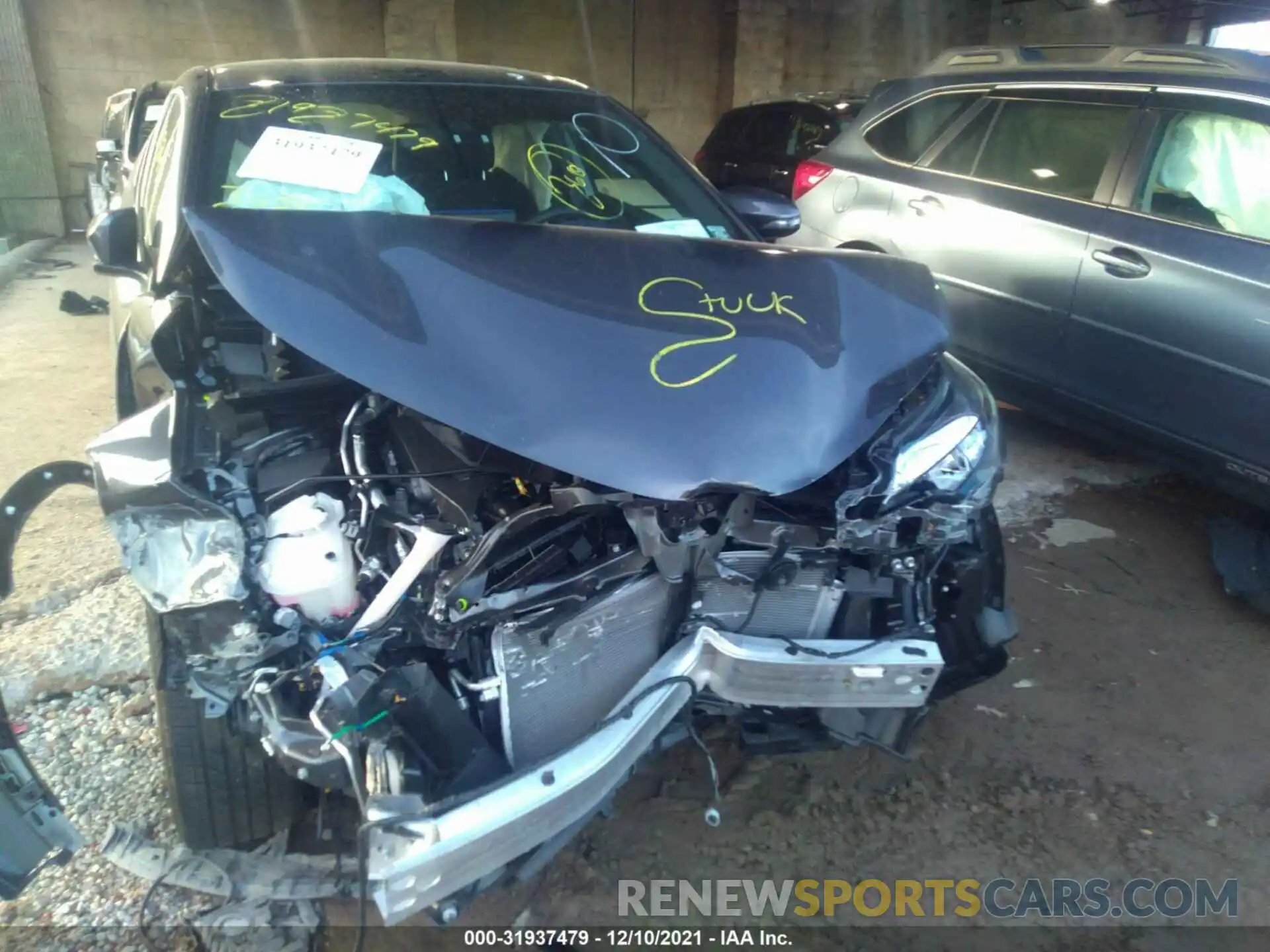 6 Photograph of a damaged car JTNKHMBX8M1109286 TOYOTA C-HR 2021