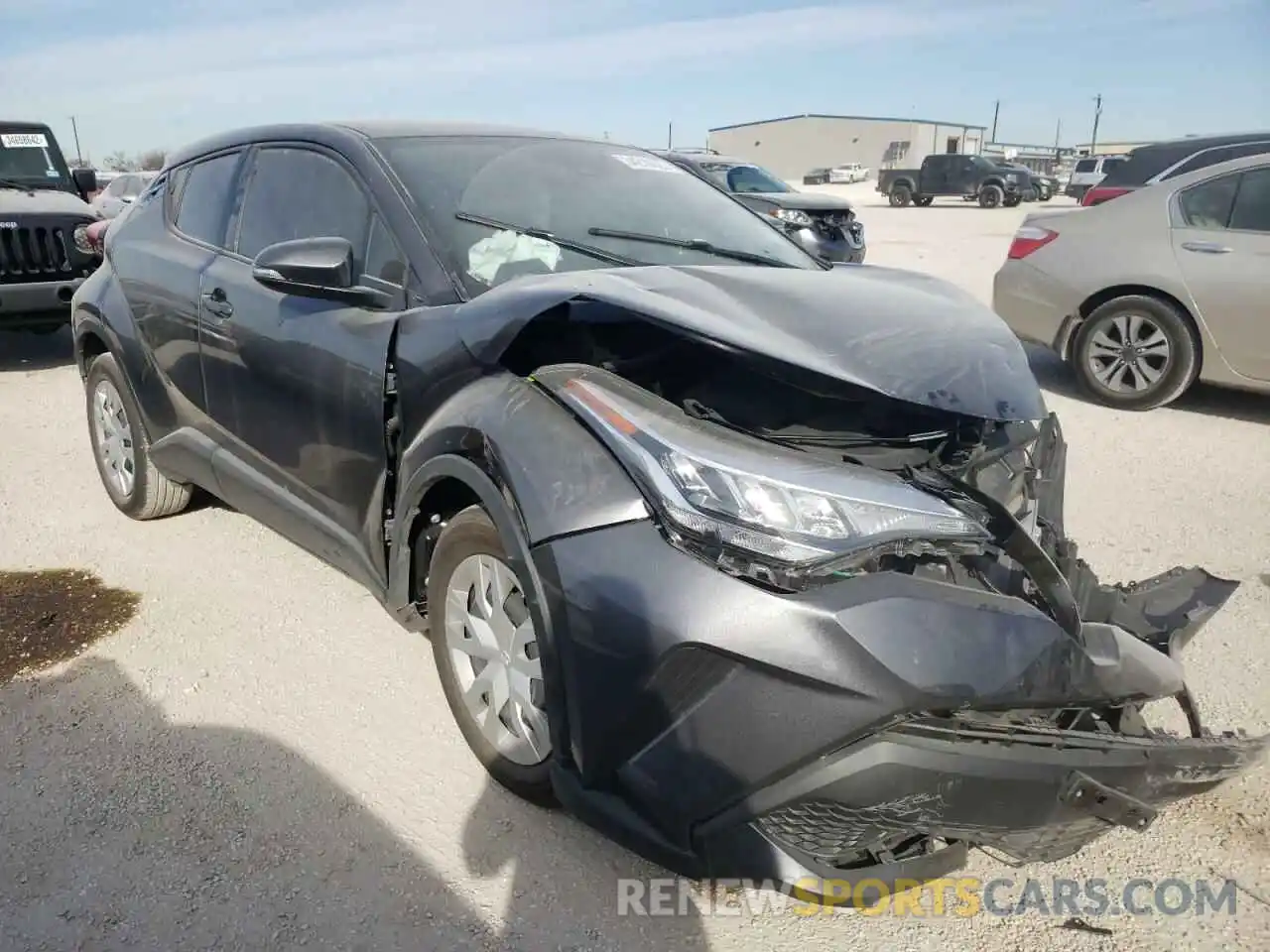 1 Photograph of a damaged car JTNKHMBX8M1109742 TOYOTA C-HR 2021