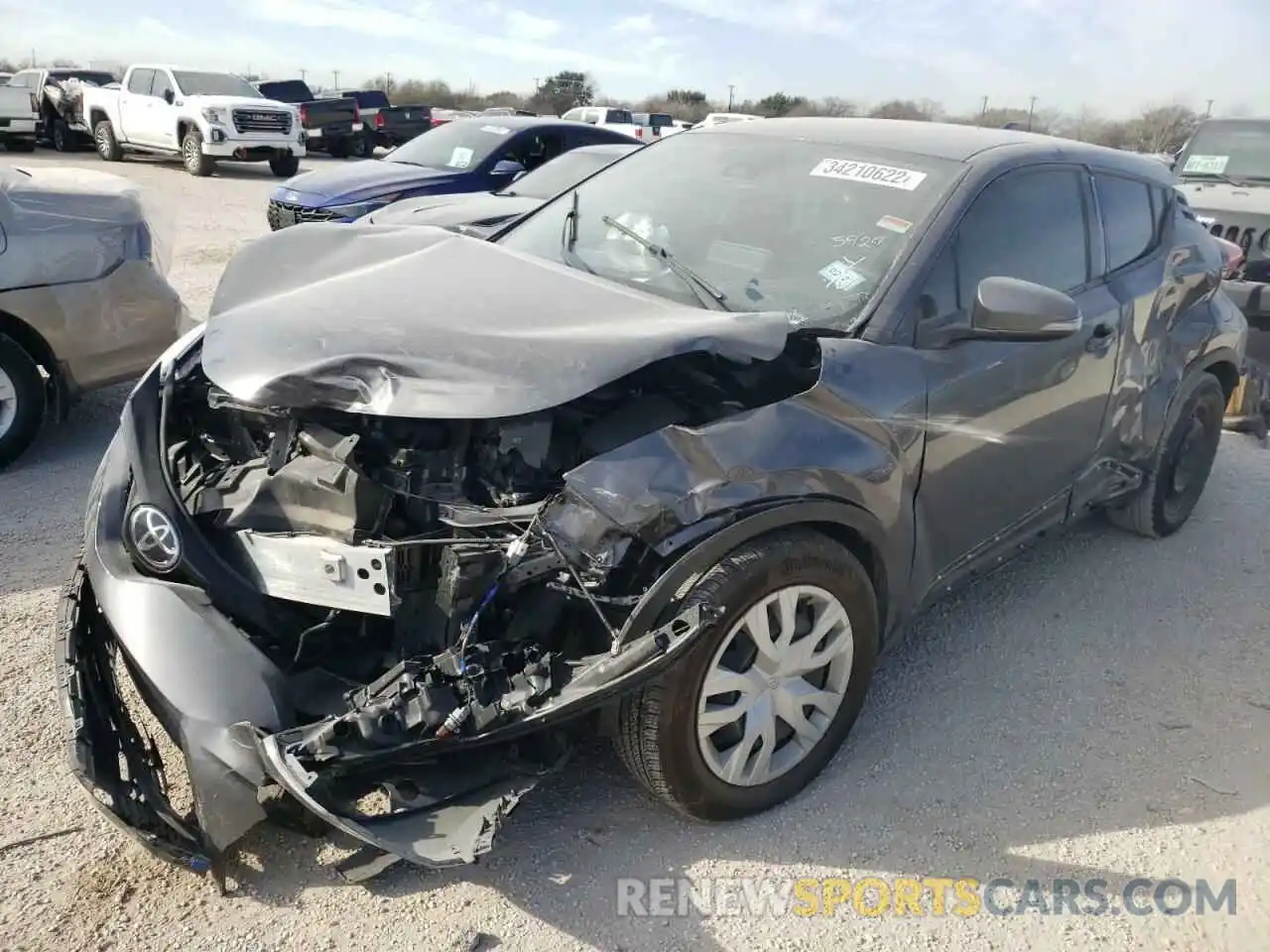 2 Photograph of a damaged car JTNKHMBX8M1109742 TOYOTA C-HR 2021